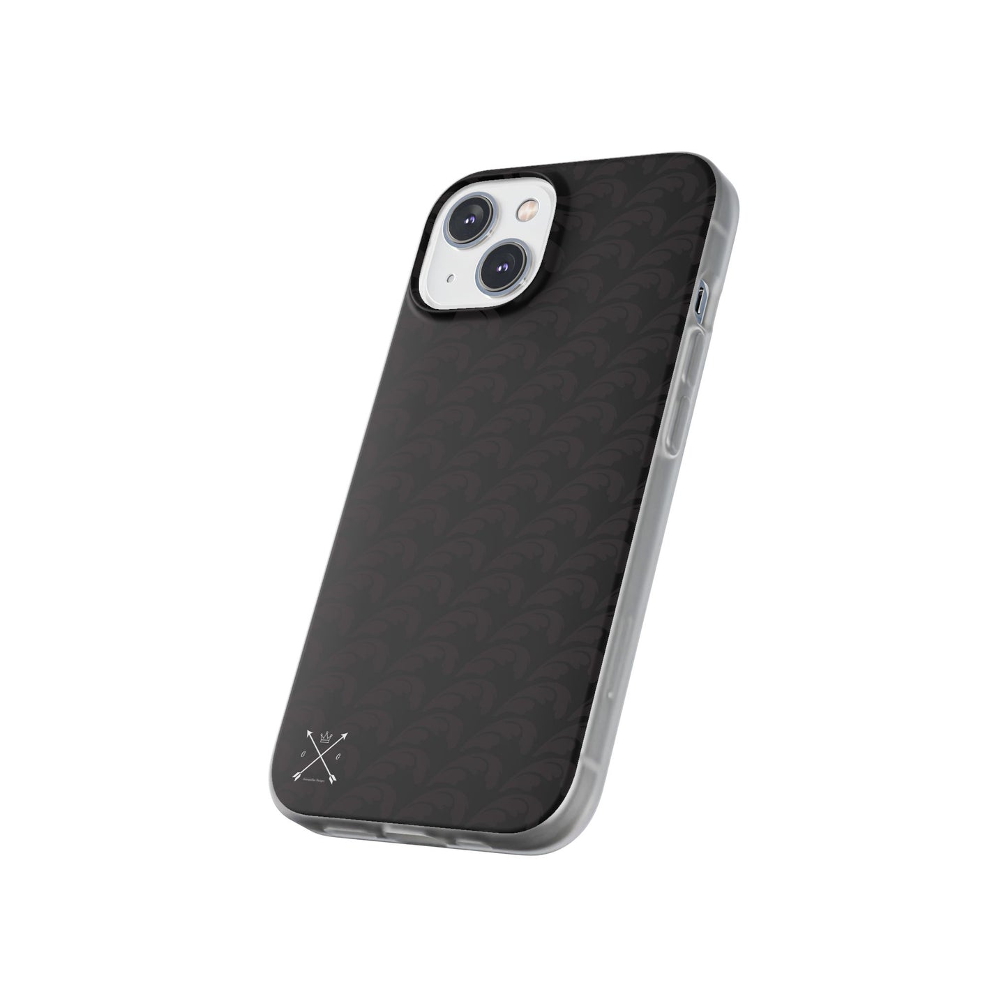 Beautiful Beloved Flourish (black/black) - Flexi Phone Cases