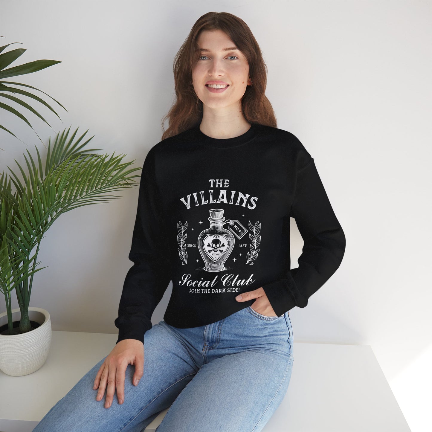 The Villains Social Club - Unisex Heavy Blend™ Crewneck Sweatshirt