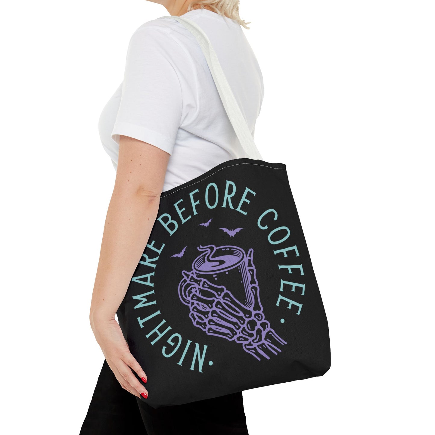 Nightmare Before Coffee - Tote Bag (AOP)