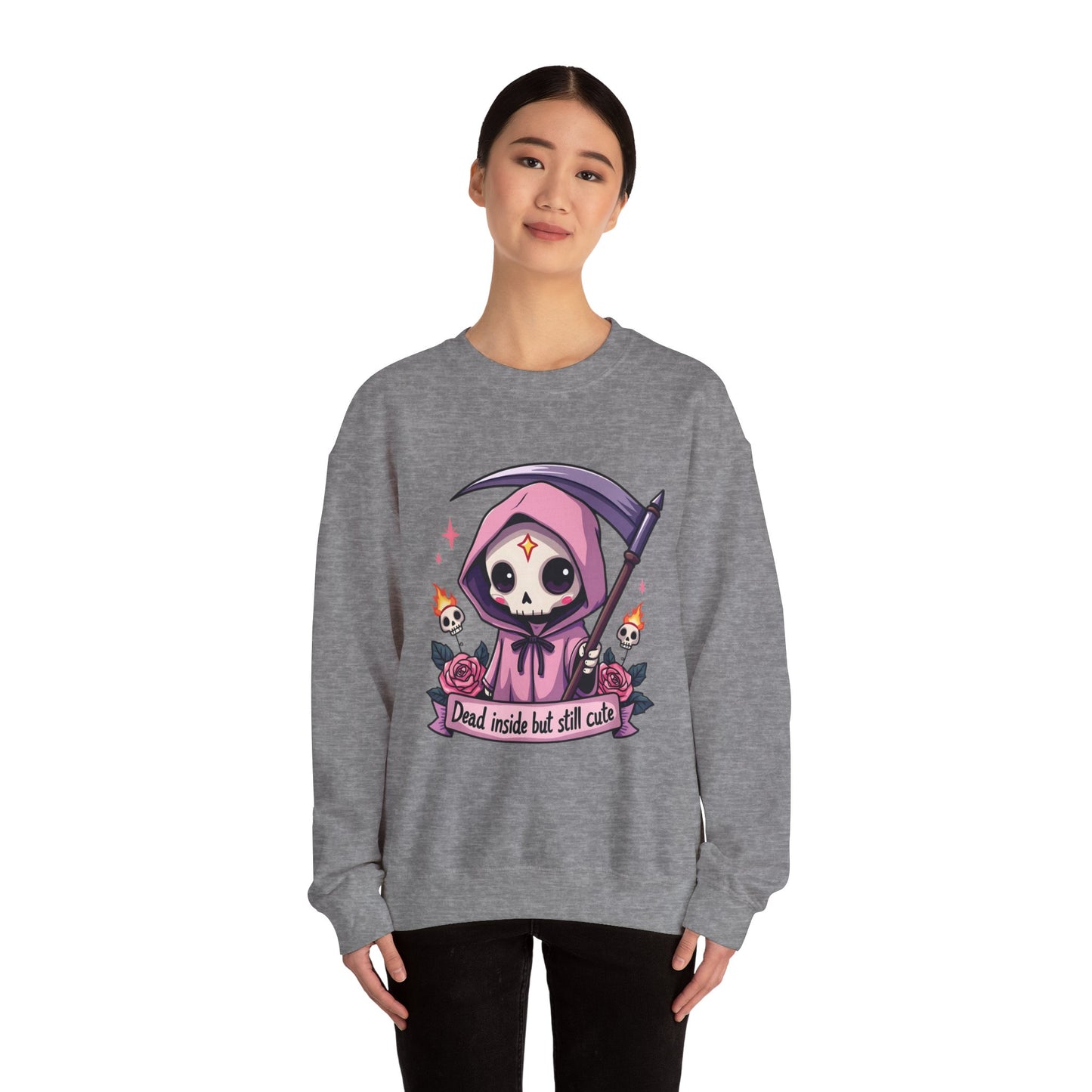 Dead Inside But Still Cute - Unisex Heavy Blend™ Sweatshirt