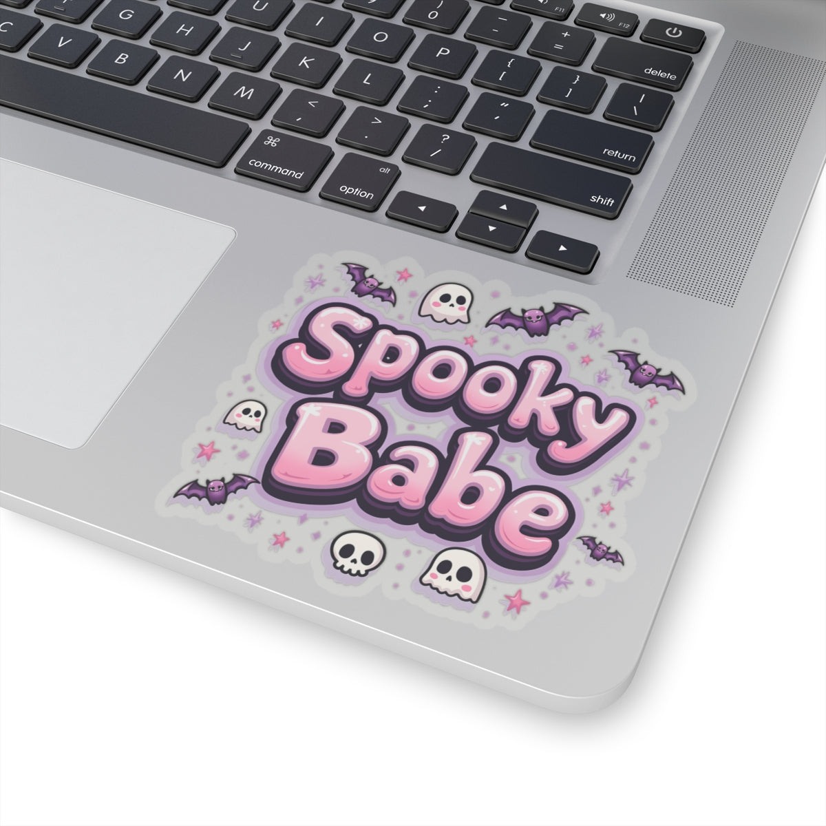 Pink Spooky Babe - Halloween Kiss-cut Stickers