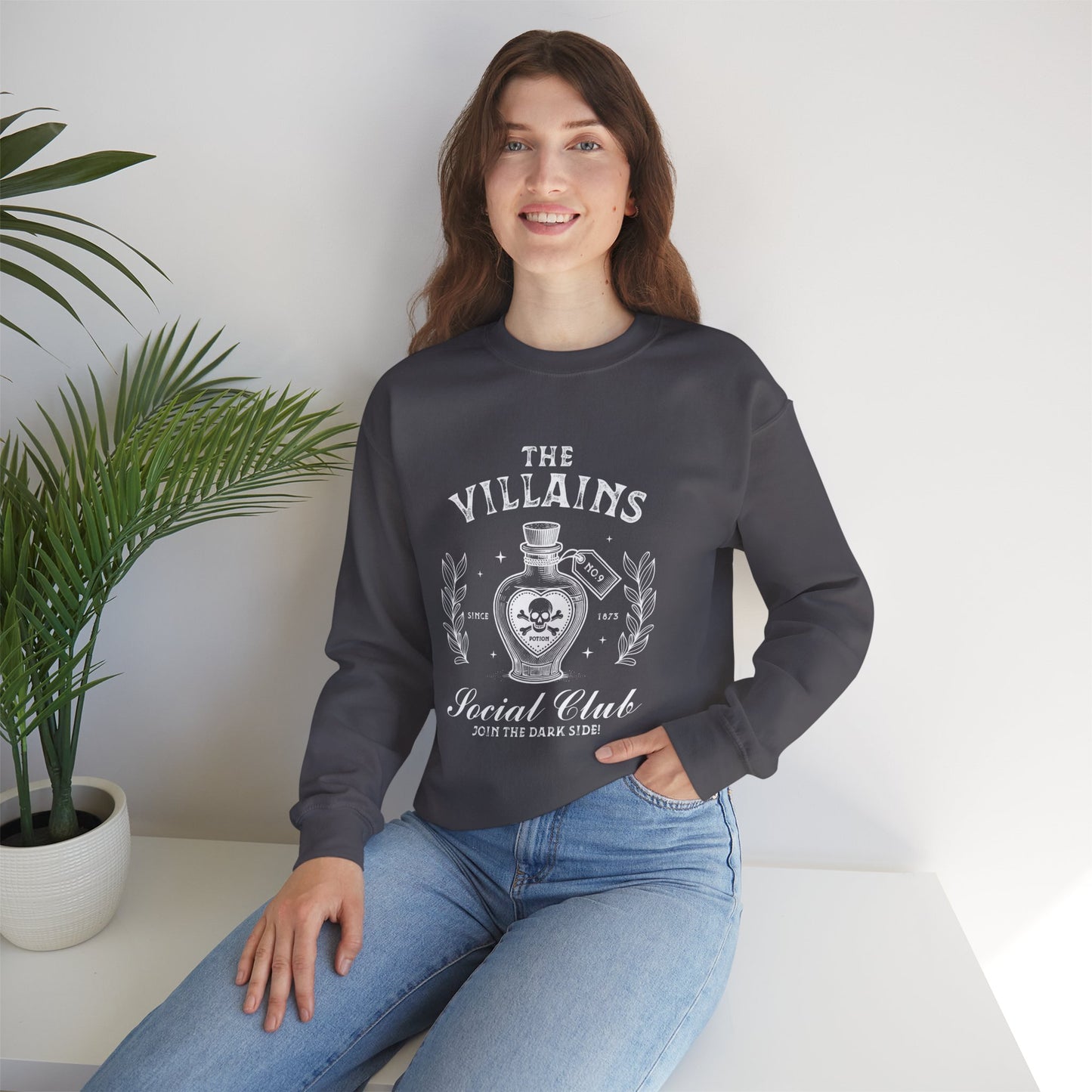 The Villains Social Club - Unisex Heavy Blend™ Crewneck Sweatshirt