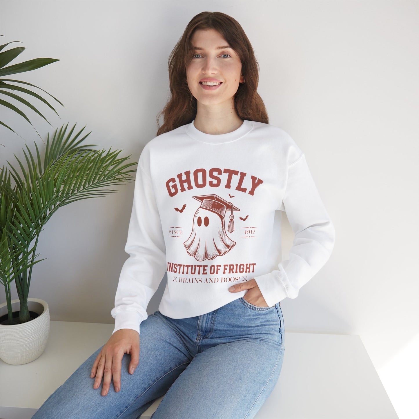 Ghostly Institute of Fright Education - Crewneck Sweatshirt