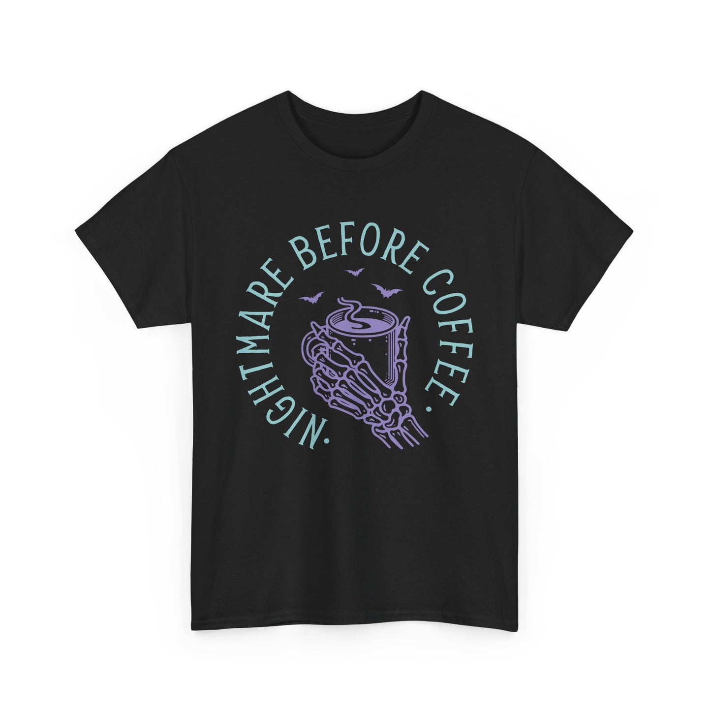 Nightmare Before Coffee - Unisex Heavy Cotton Tee