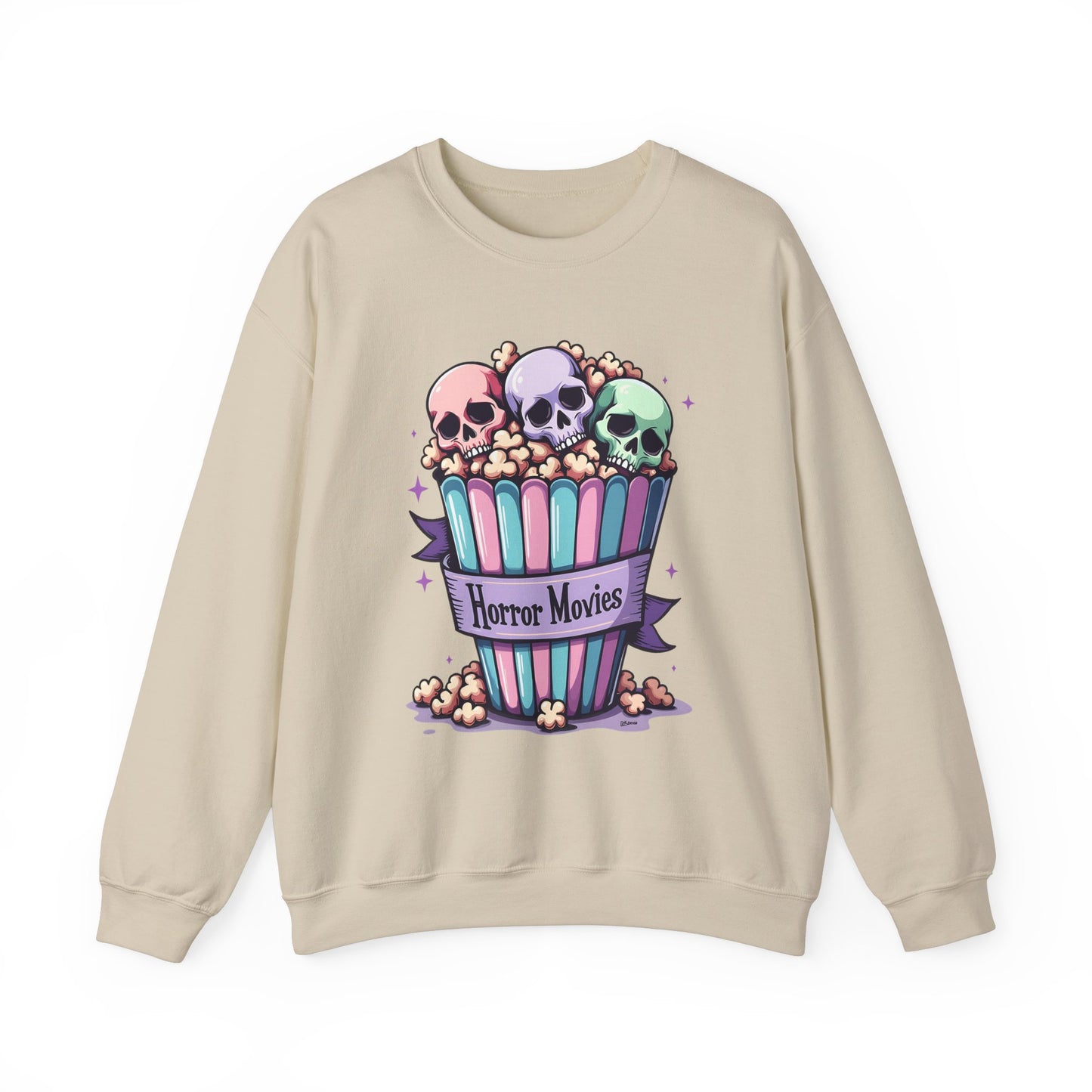 Horror Movies Popcorn Bucket Skulls - Sweatshirt