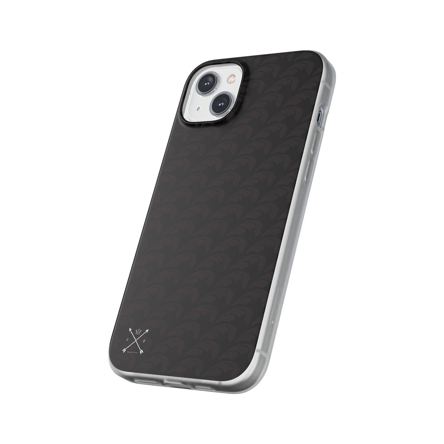 Beautiful Beloved Flourish (black/black) - Flexi Phone Cases