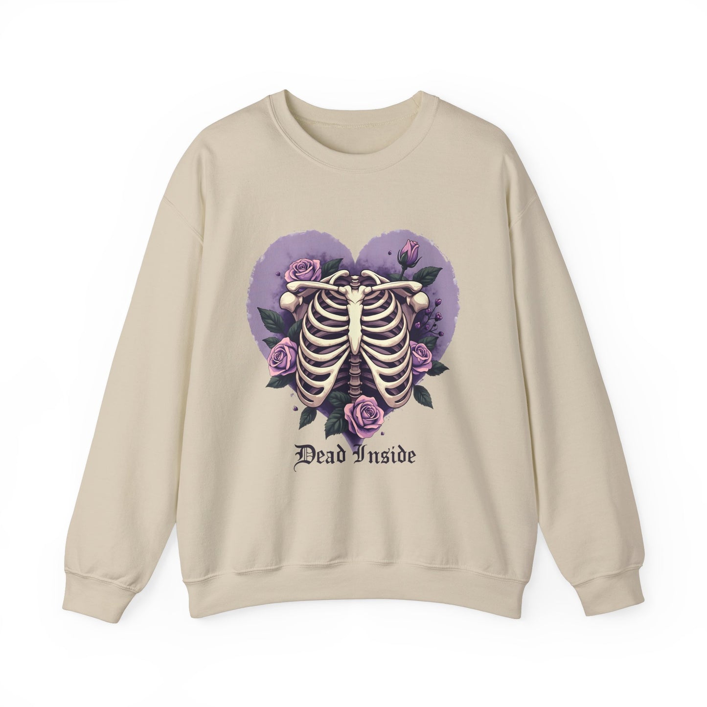 Dead Inside Ribcage Heart - Sweatshirt