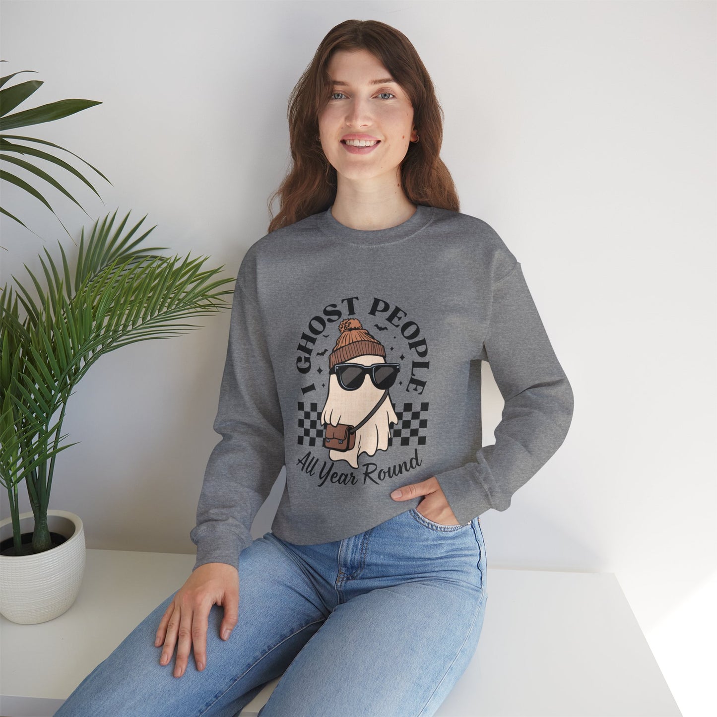 I Ghost People All Year Round - Unisex Heavy Blend™ Sweatshirt