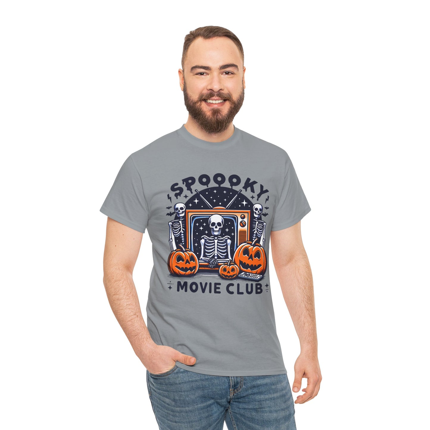 Spooky Movie Club Theme -  Unisex Cotton Tee