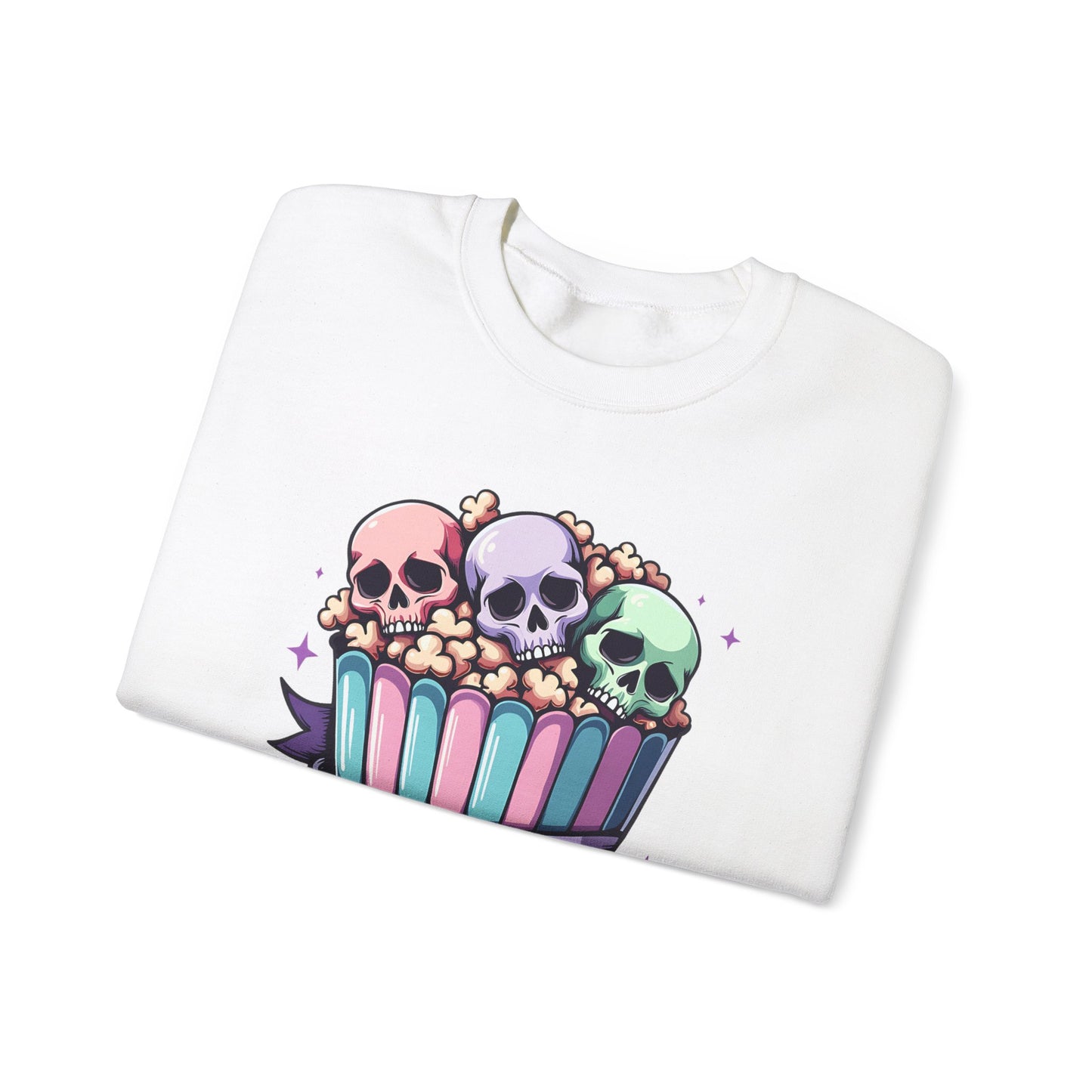 Horror Movies Popcorn Bucket Skulls - Sweatshirt