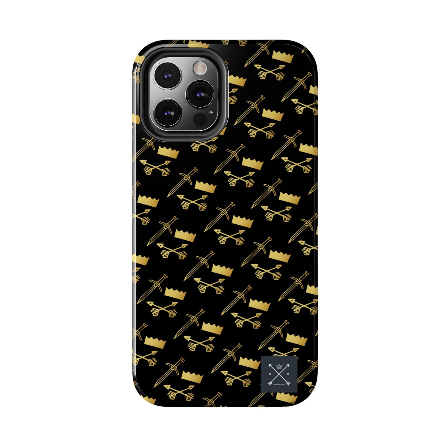 Gold and Bold Warrior (pattern) - Tough Phone Cases