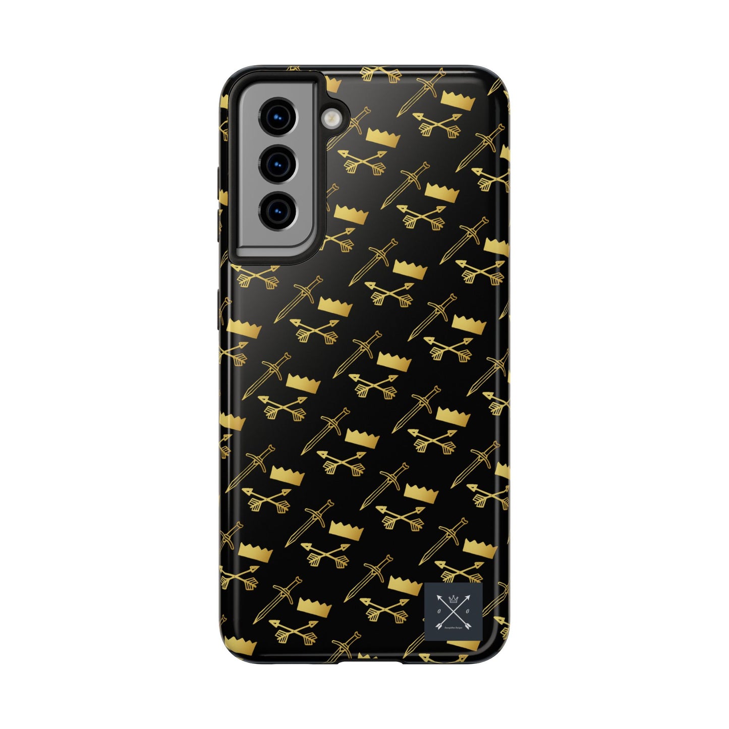 Gold and Bold Warrior (pattern) - Tough Phone Cases