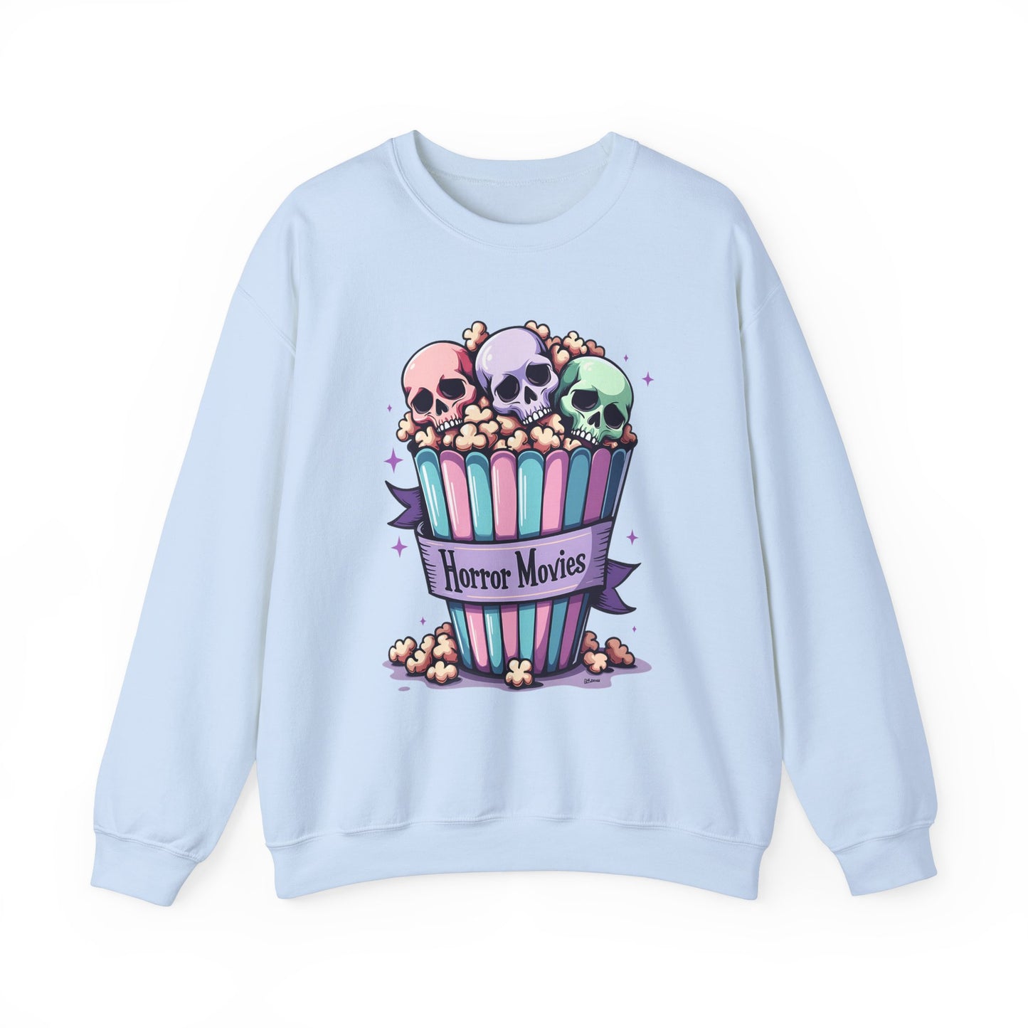 Horror Movies Popcorn Bucket Skulls - Sweatshirt