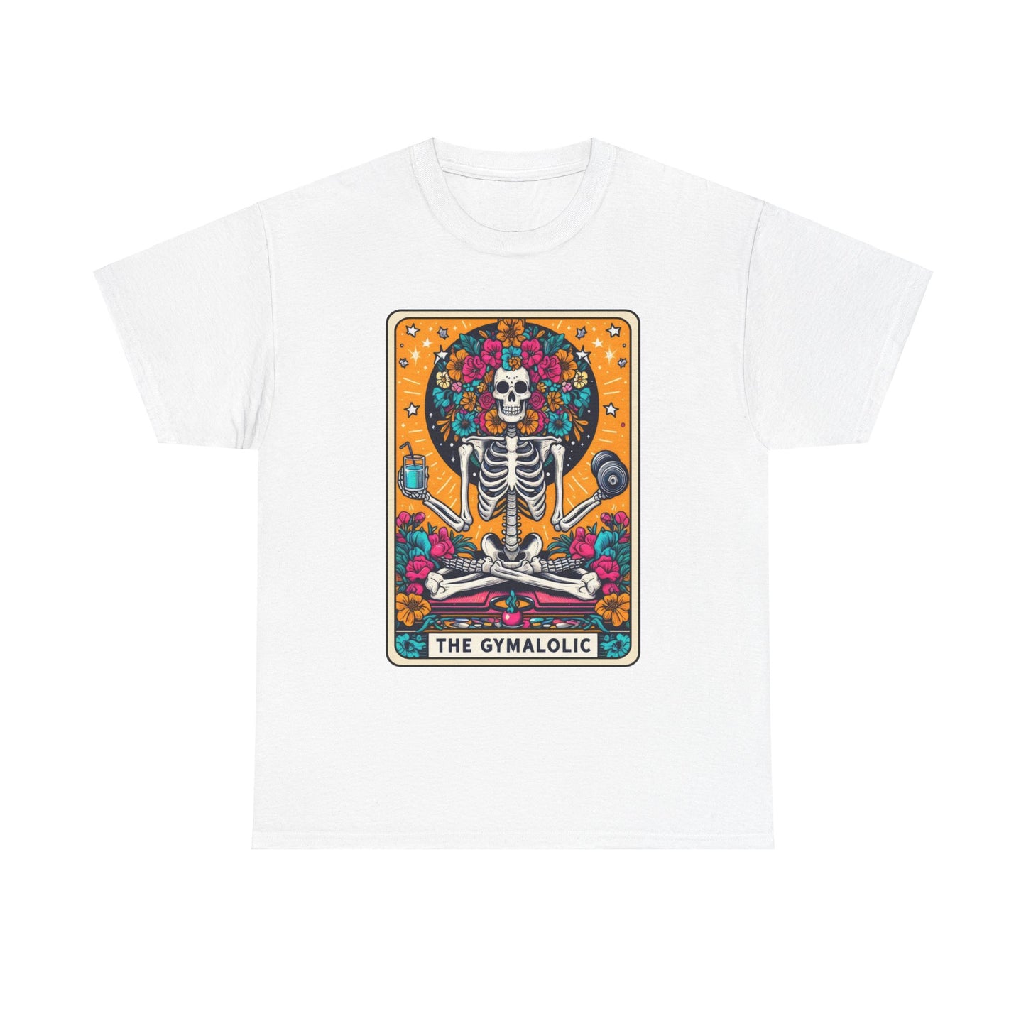 Gymaholic Skeleton Tarot - Unisex Tee Shirt