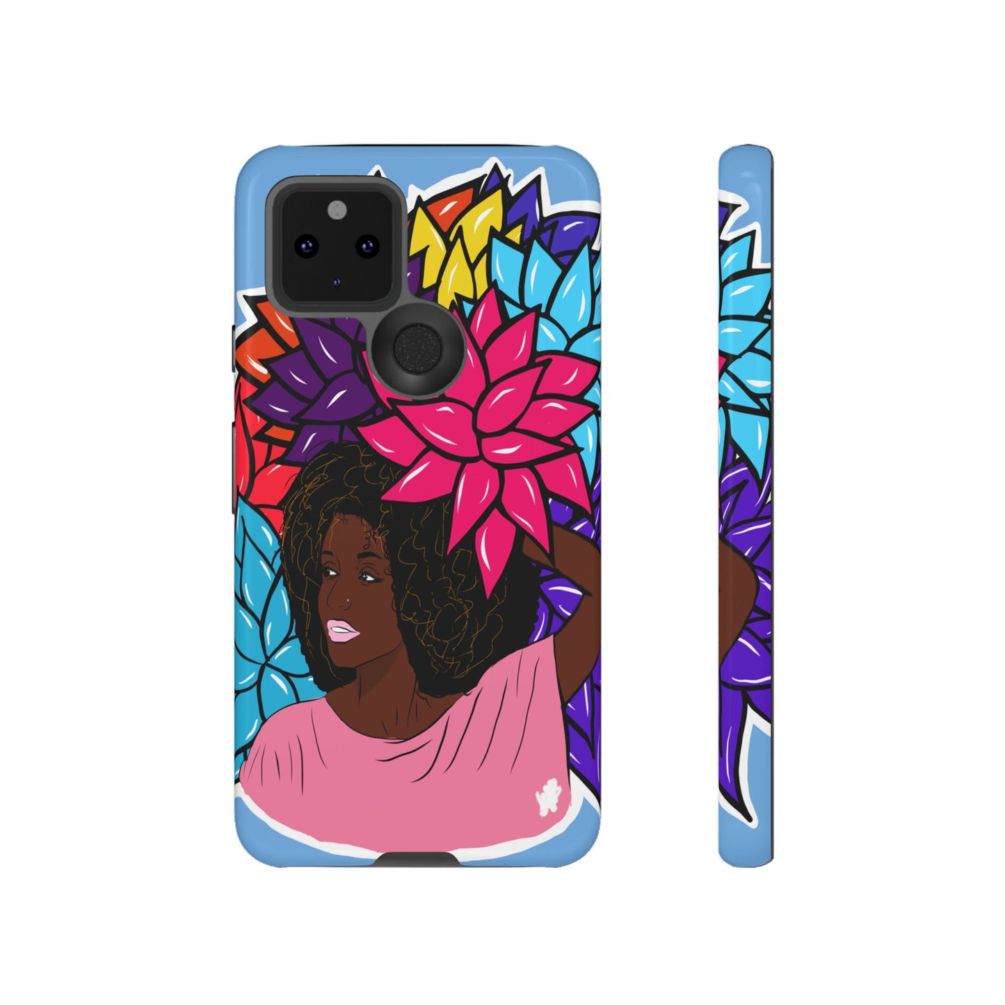 Beauty with Flowers - Tough Phone Cases