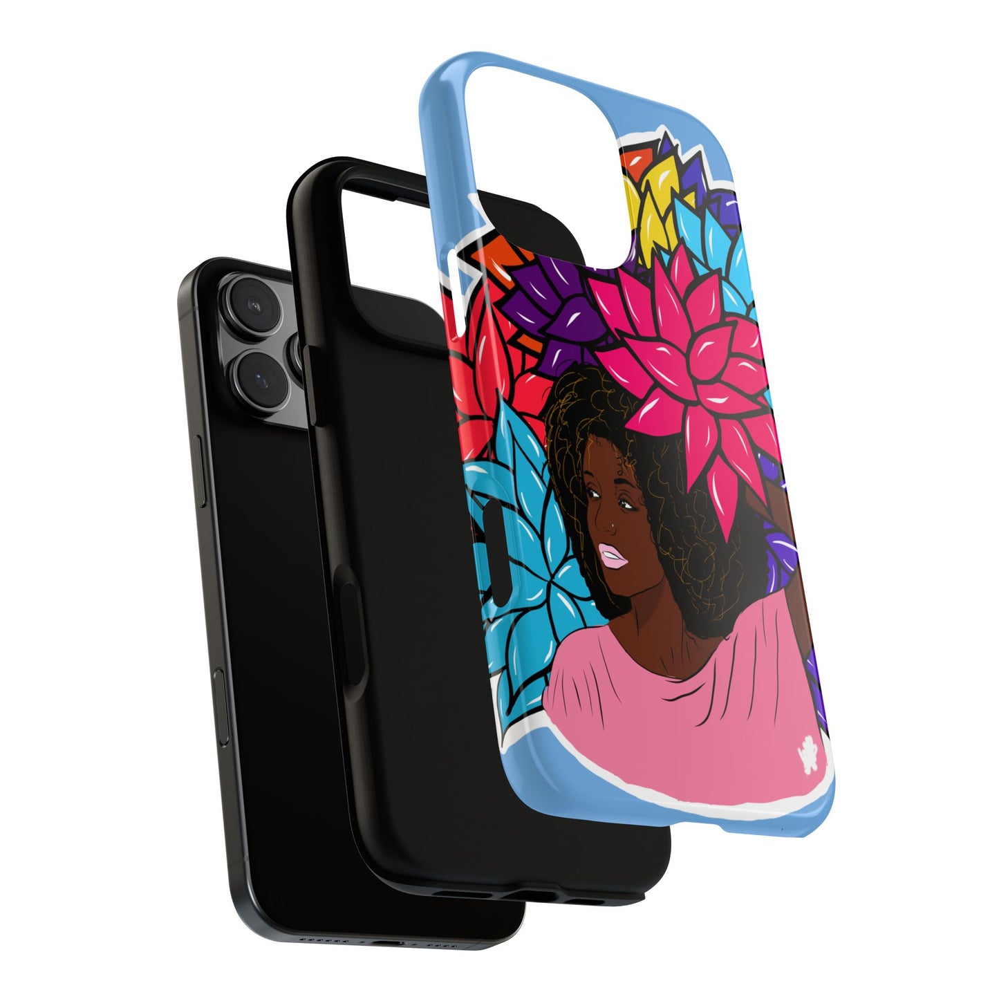 Beauty with Flowers - Tough Phone Cases