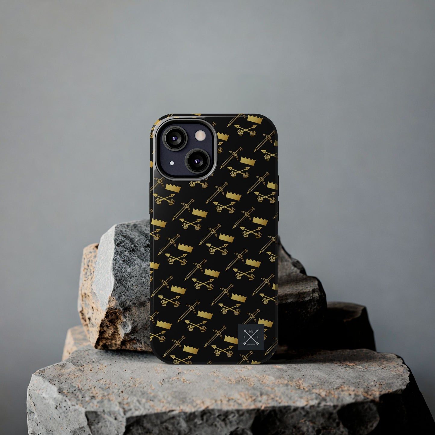 Gold and Bold Warrior (pattern) - Tough Phone Cases