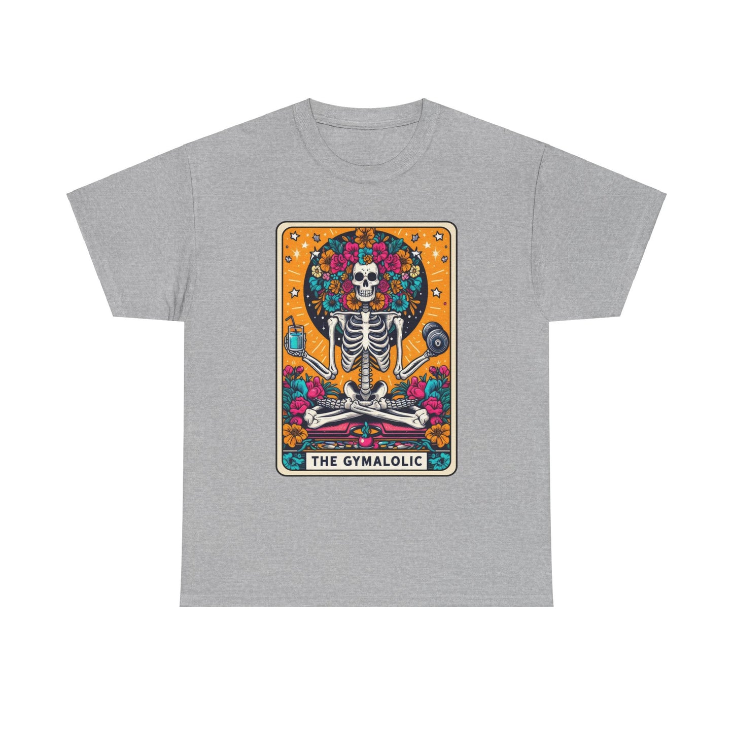 Gymaholic Skeleton Tarot - Unisex Tee Shirt