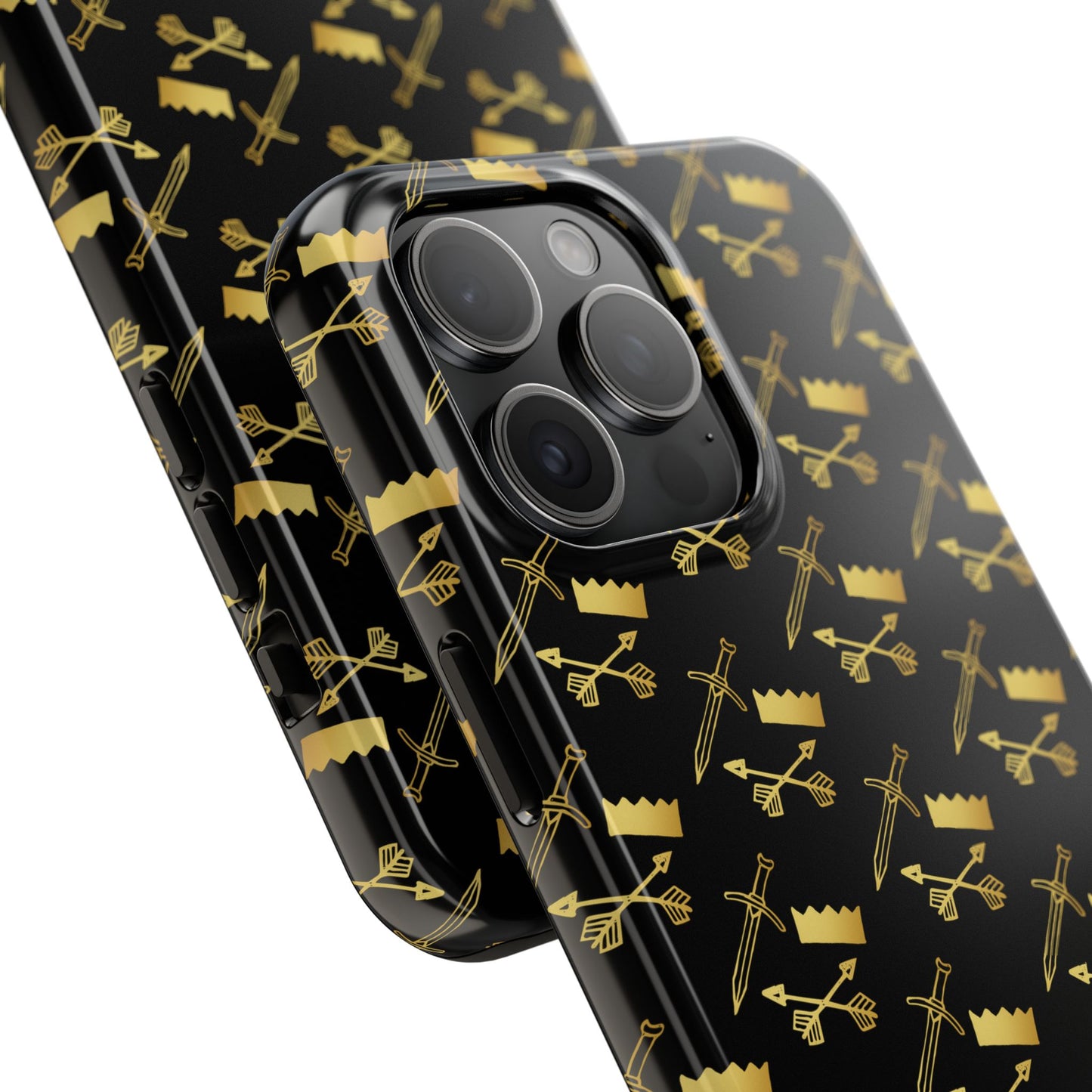 Gold and Bold Warrior (pattern) - Tough Phone Cases