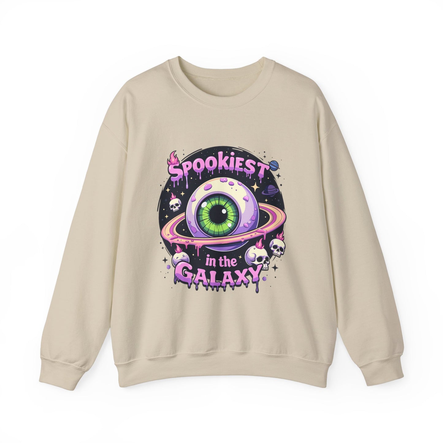 Spookiest in the Galaxy, Eyeball Planet Design - Sweatshirt