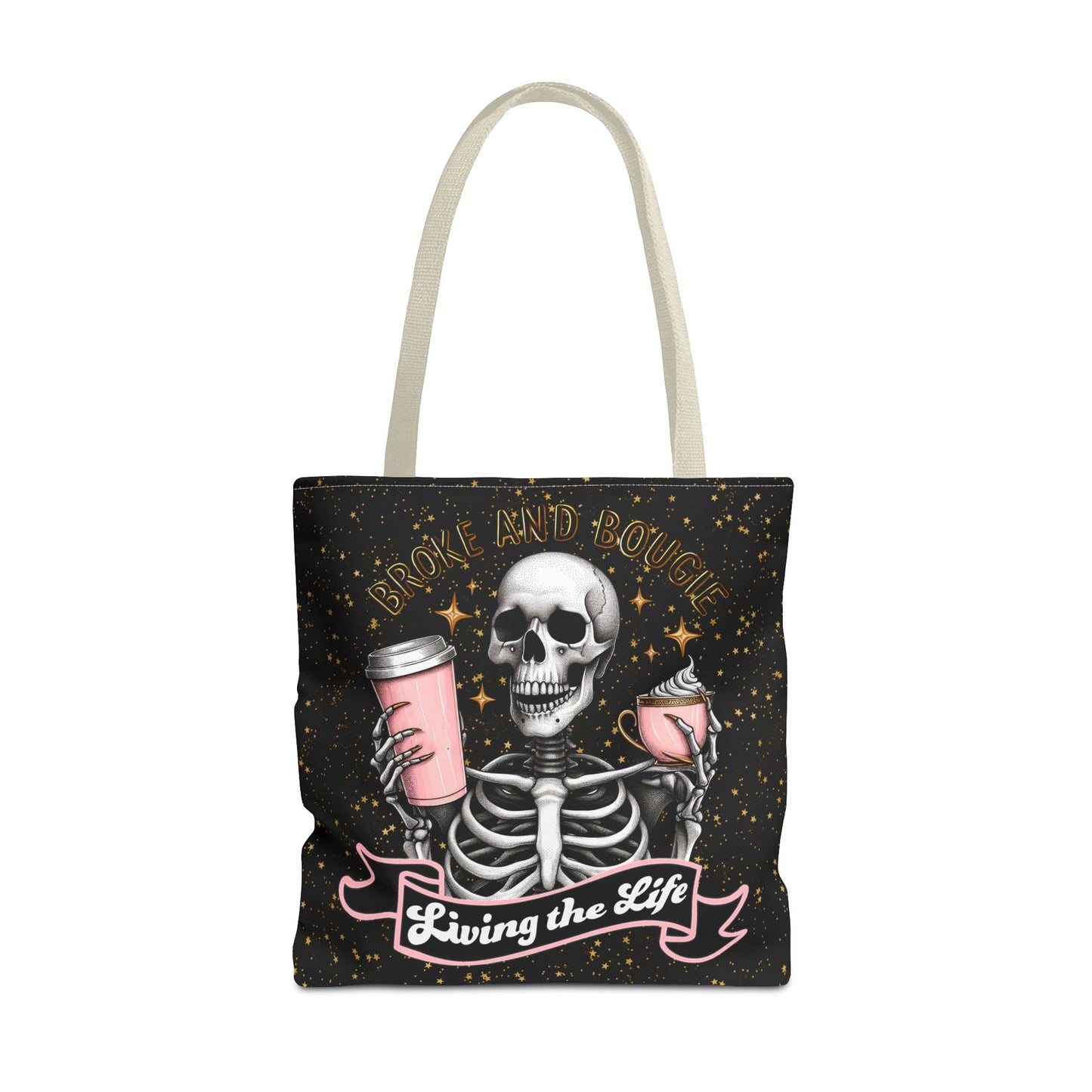 Broke and Bougie - Tote Bag (AOP)