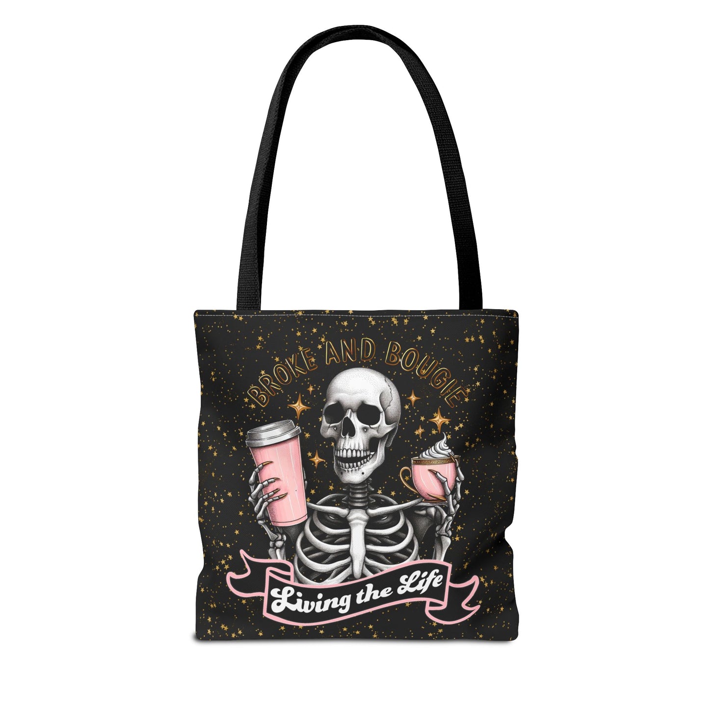 Broke and Bougie - Tote Bag (AOP)