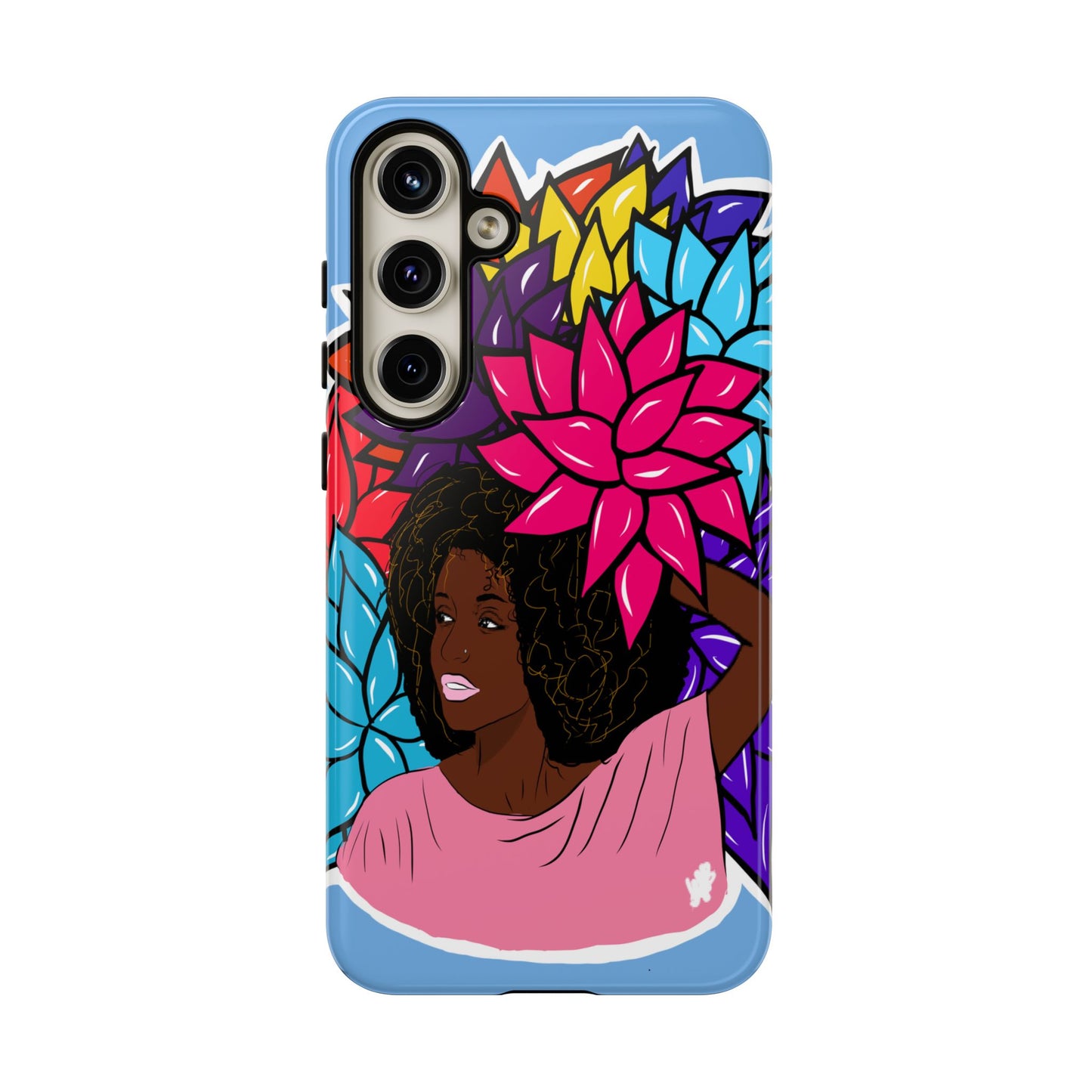 Beauty with Flowers - Tough Phone Cases