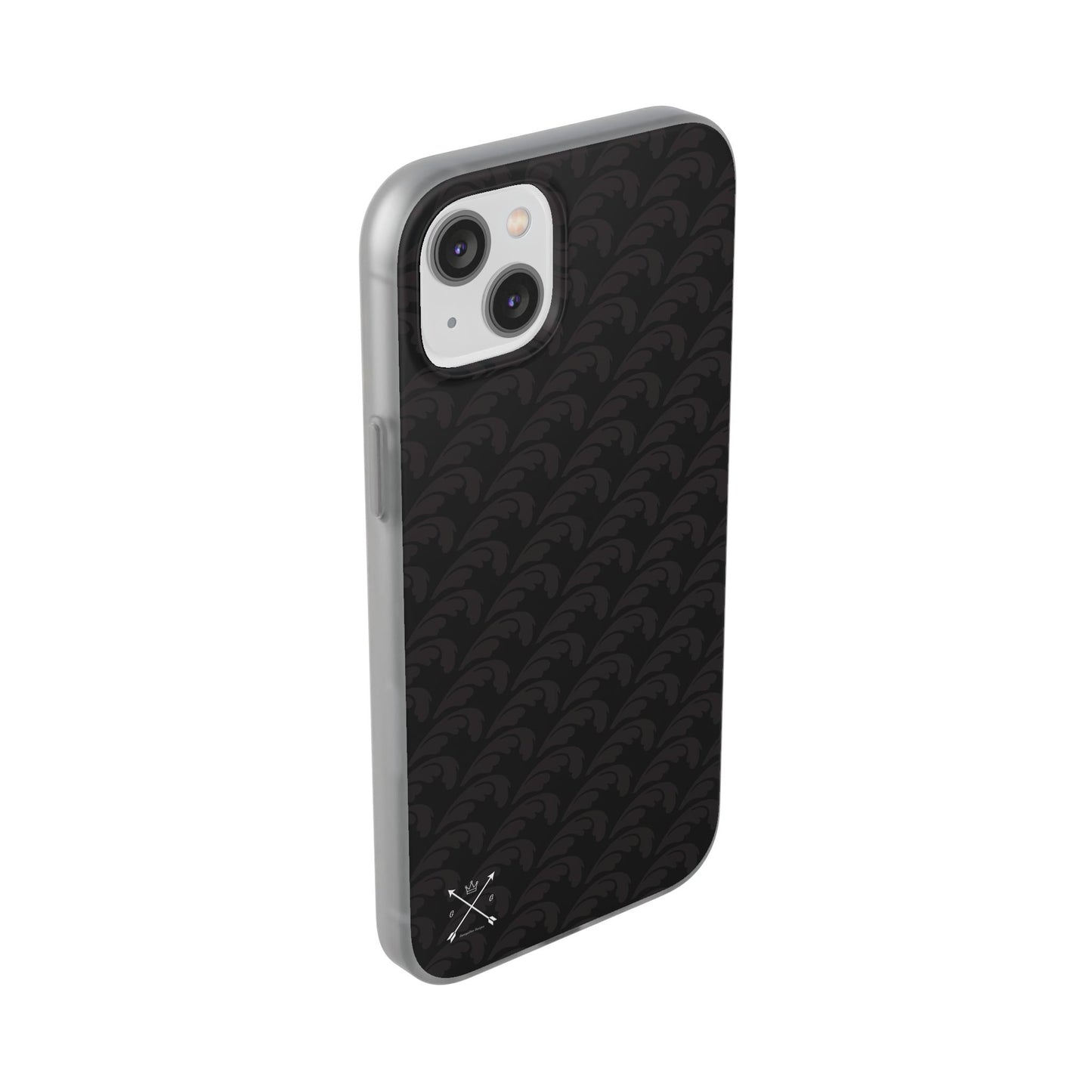 Beautiful Beloved Flourish (black/black) - Flexi Phone Cases