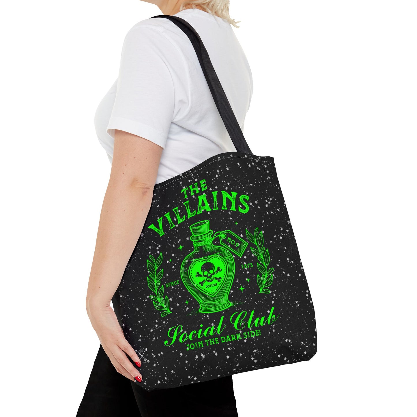 The Villains Social Club (Green) - Tote Bag (AOP)