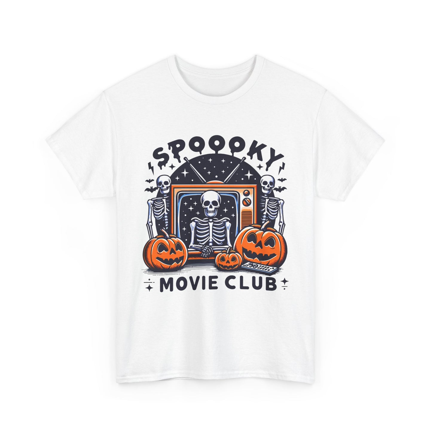 Spooky Movie Club Theme -  Unisex Cotton Tee