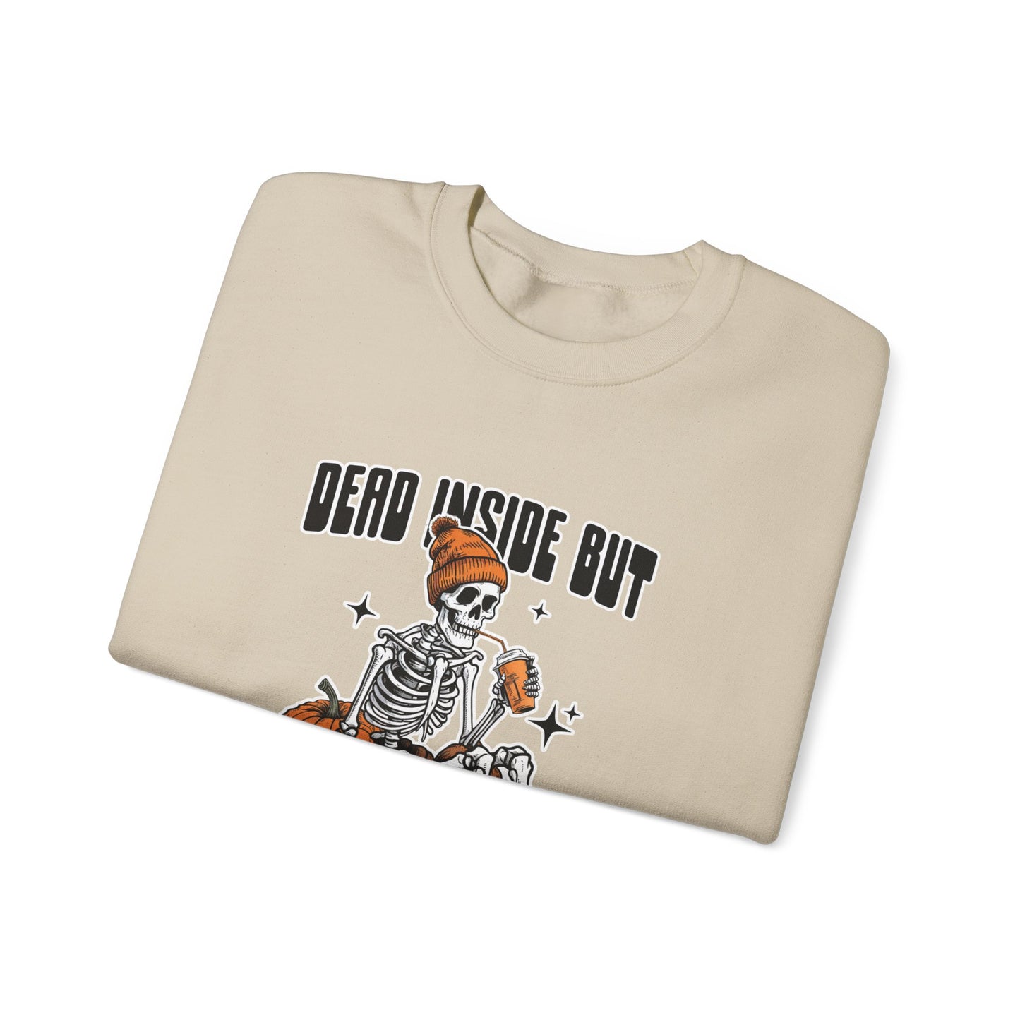 Dead Inside But Spiced - Unisex Heavy Blend™ Crewneck Sweatshirt