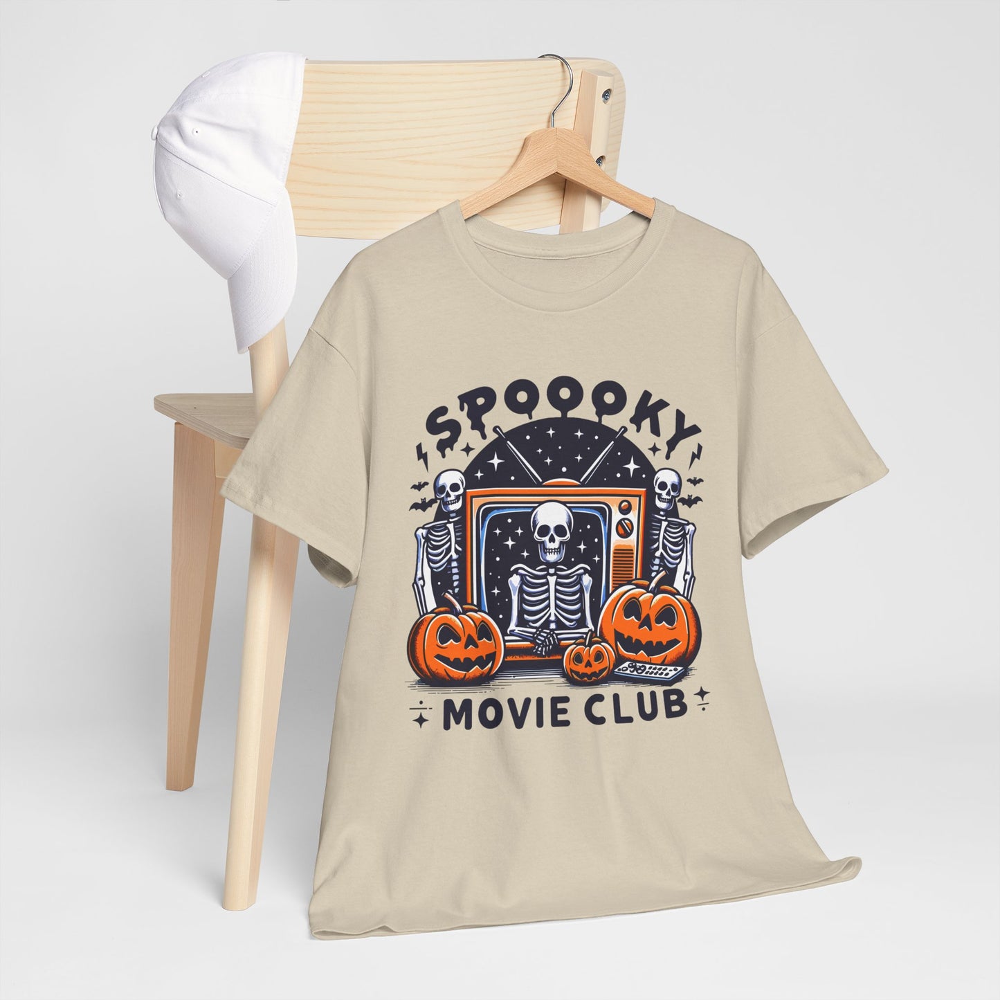 Spooky Movie Club Theme -  Unisex Cotton Tee