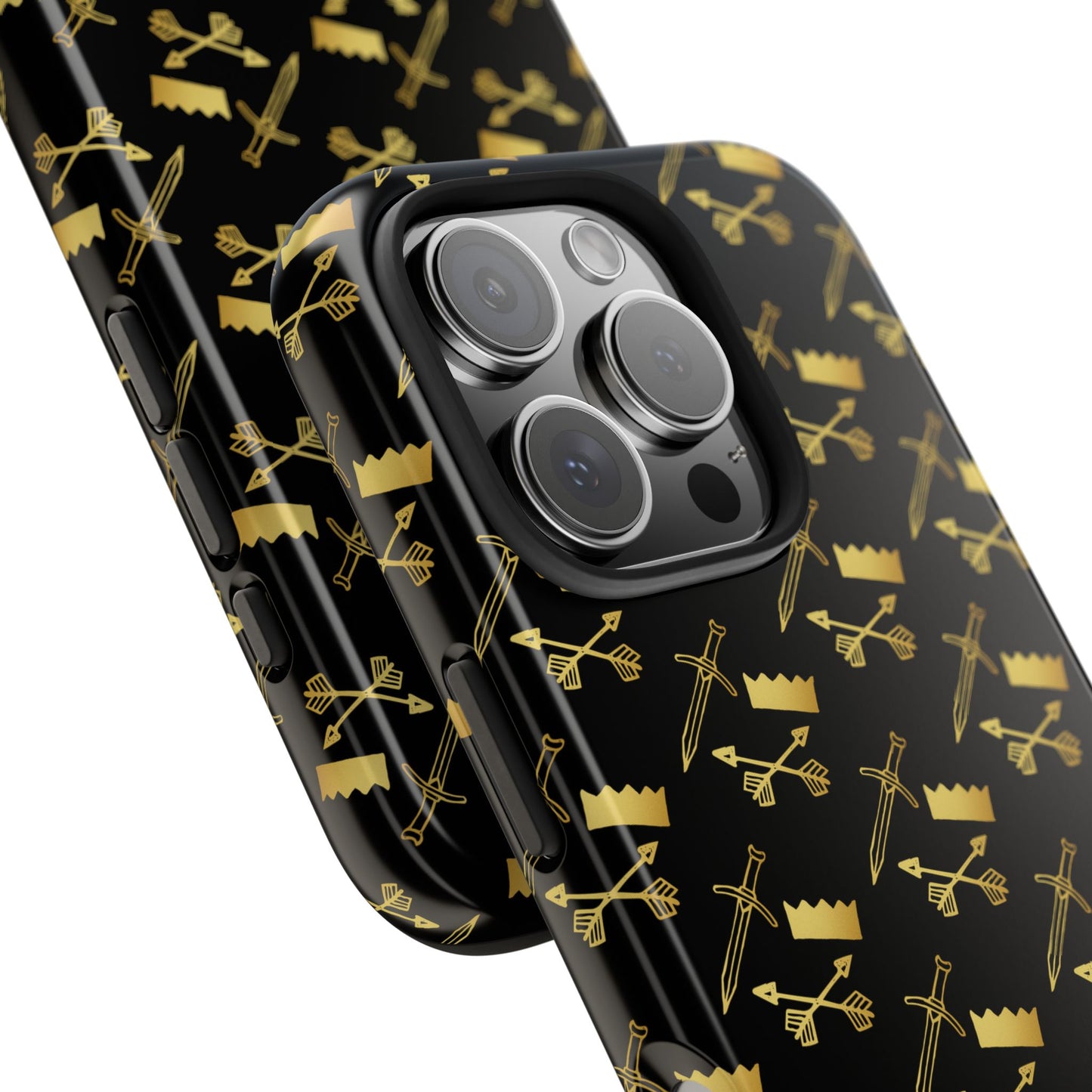 Gold and Bold Warrior (pattern) - Tough Phone Cases