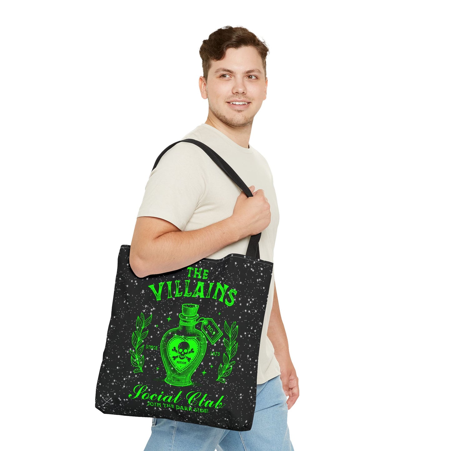 The Villains Social Club (Green) - Tote Bag (AOP)