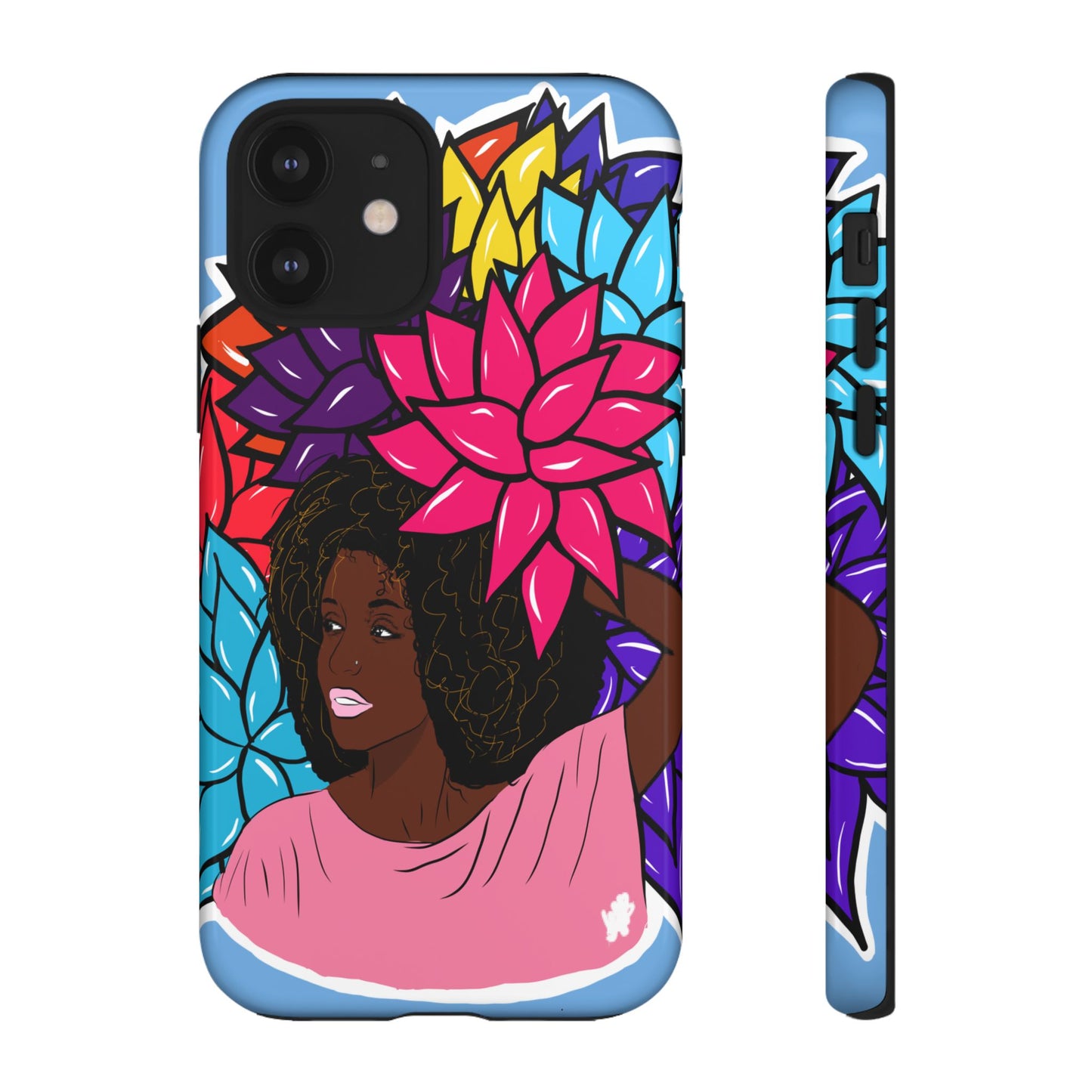 Beauty with Flowers - Tough Phone Cases