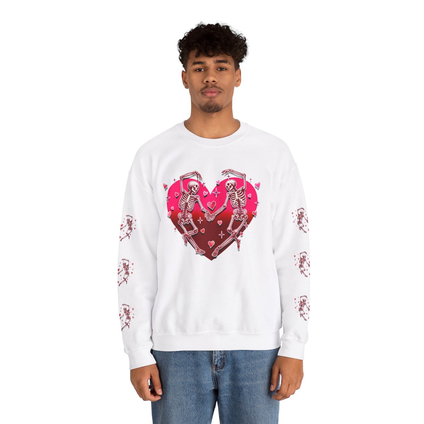 Dancing Skeleton Lovers - Crewneck Sweatshirt