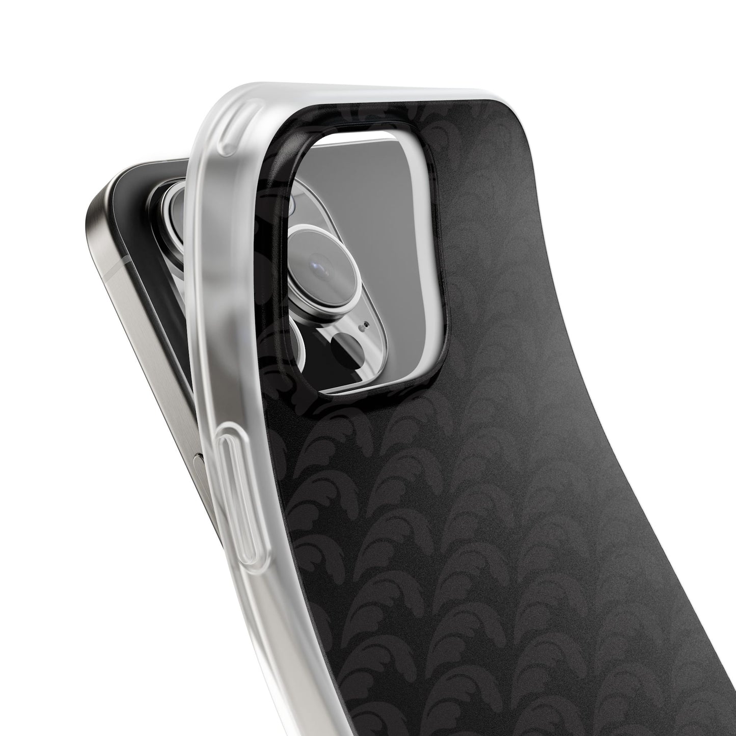 Beautiful Beloved Flourish (black/black) - Flexi Phone Cases