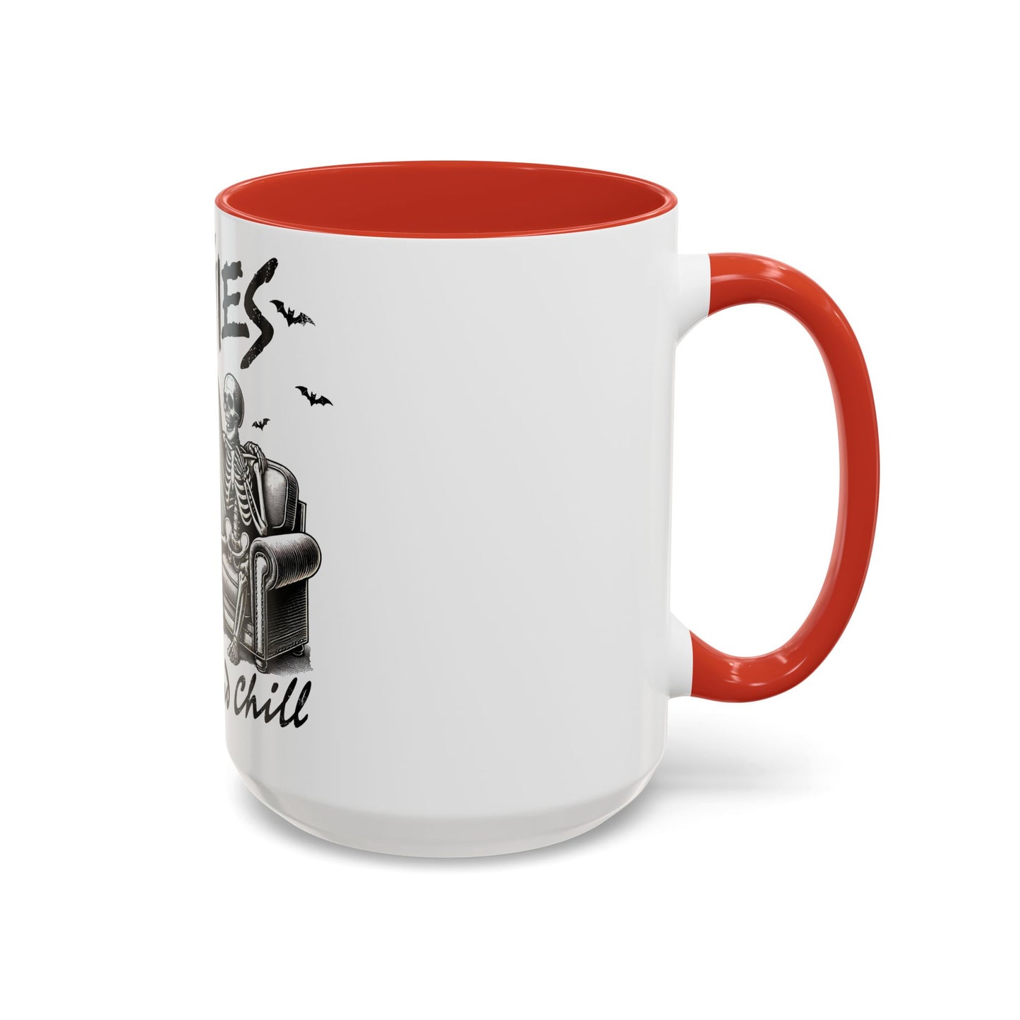 Horror Movies and Chill - Accent Coffee Mug (11, 15oz)