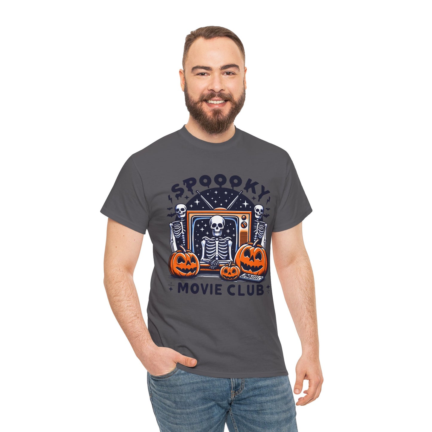 Spooky Movie Club Theme -  Unisex Cotton Tee