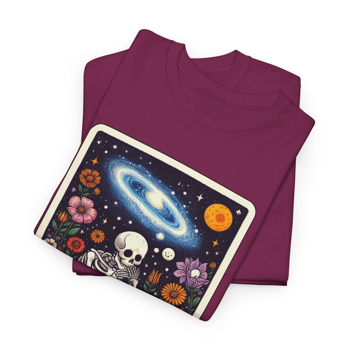 The Overthinker Skeletal Tarot - Unisex T-shirt