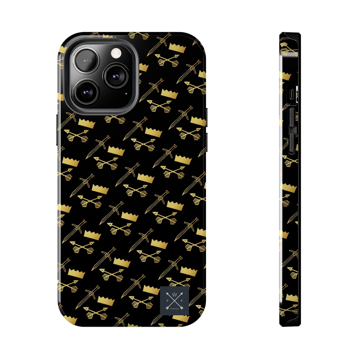 Gold and Bold Warrior (pattern) - Tough Phone Cases