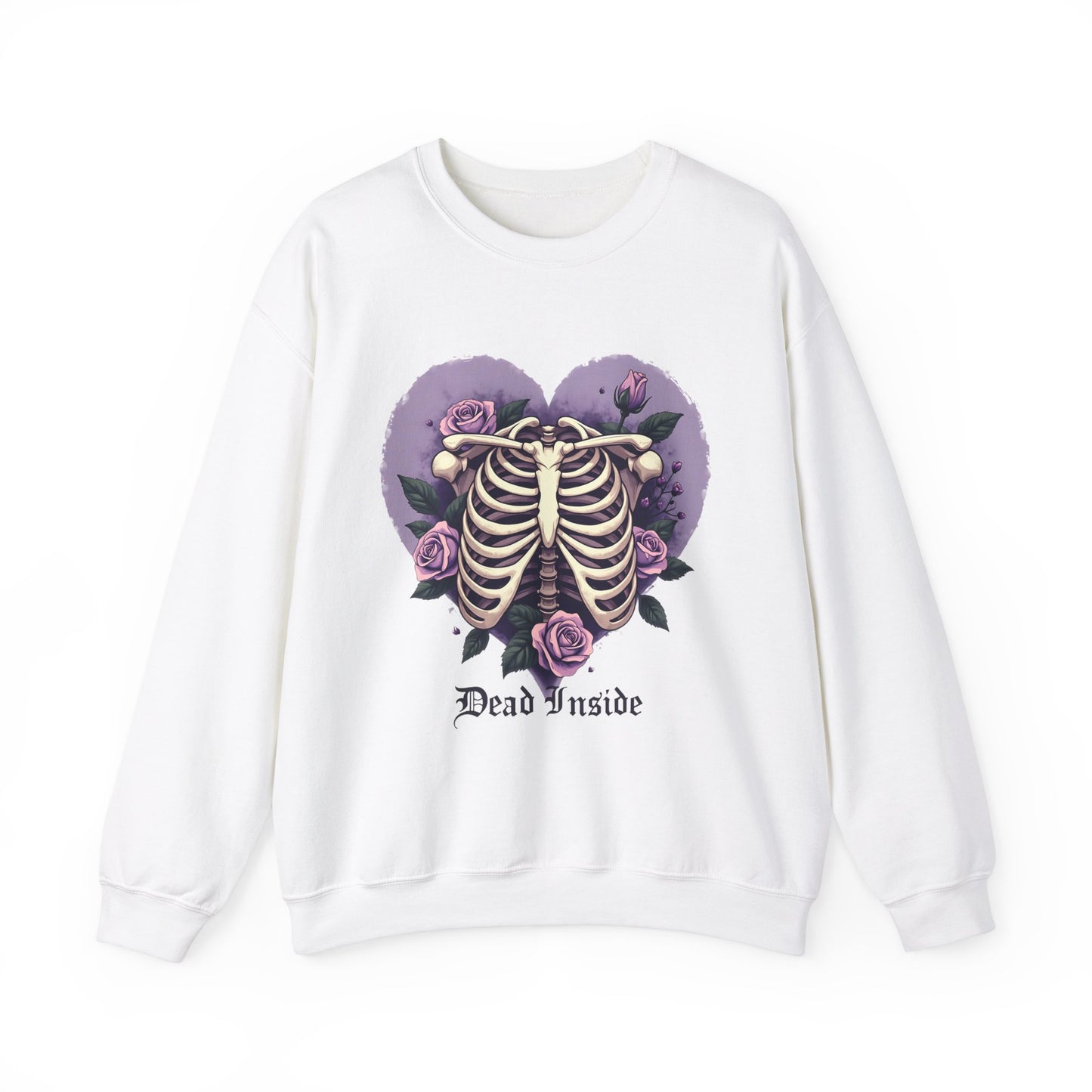 Dead Inside Ribcage Heart - Sweatshirt