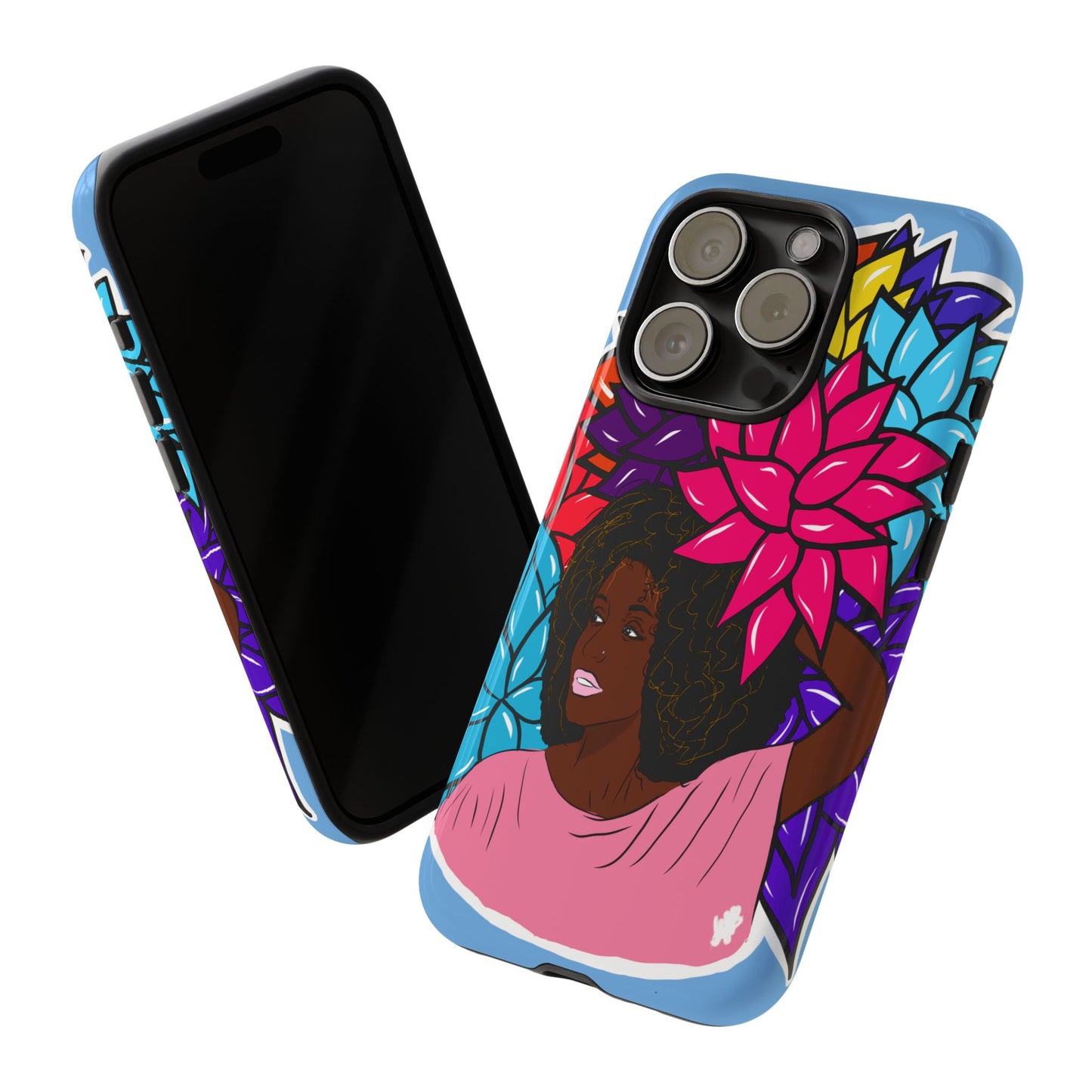 Beauty with Flowers - Tough Phone Cases