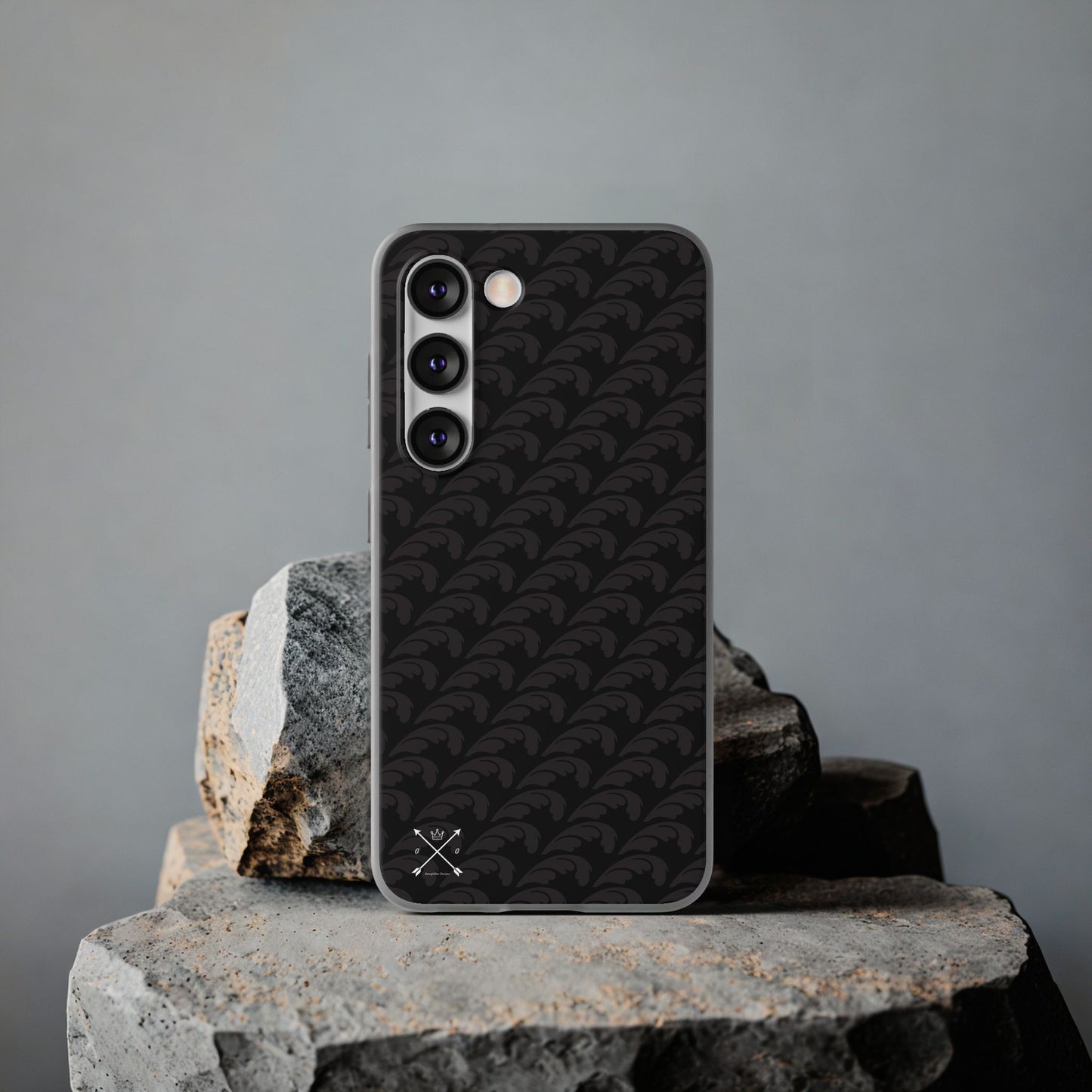 Beautiful Beloved Flourish (black/black) - Flexi Phone Cases