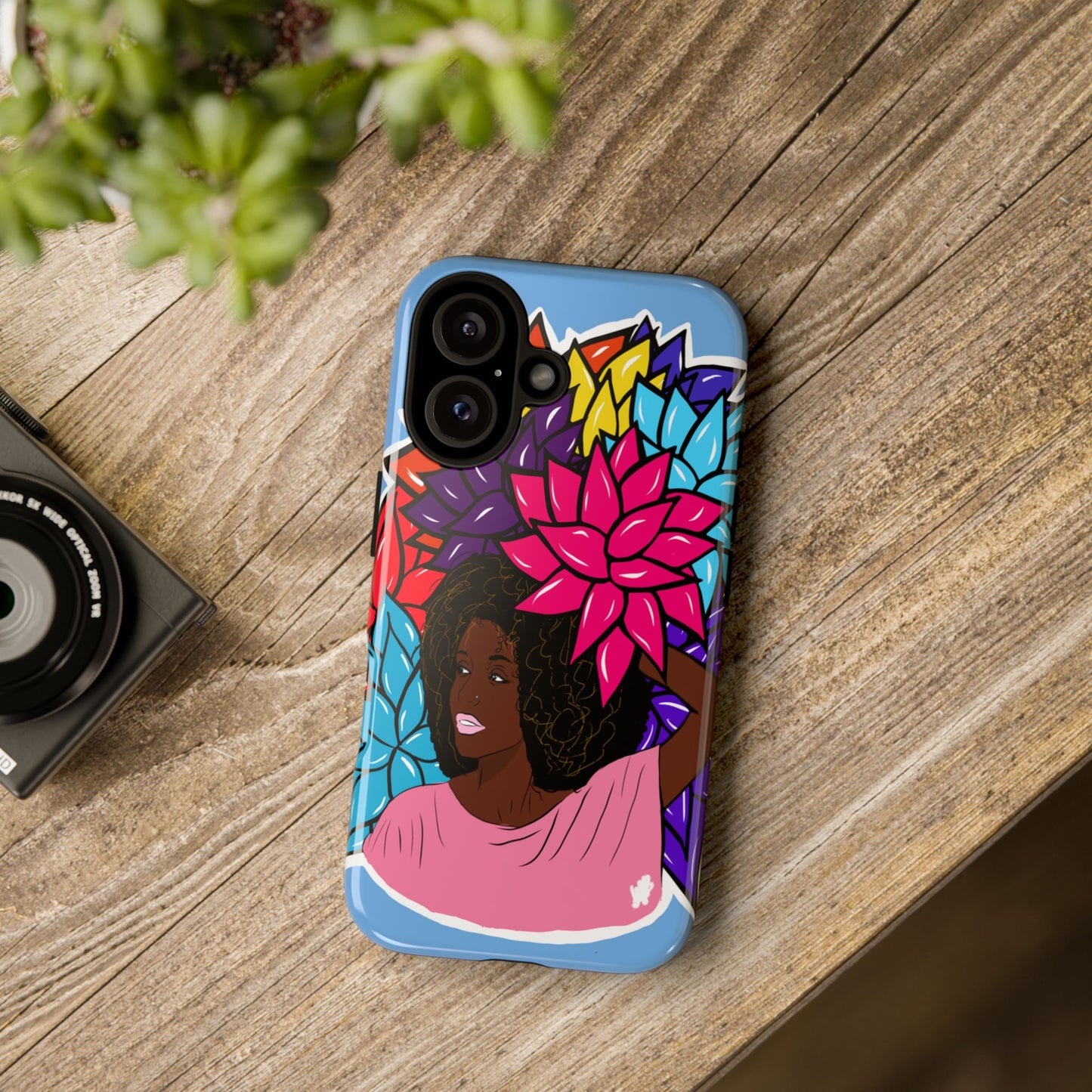 Beauty with Flowers - Tough Phone Cases