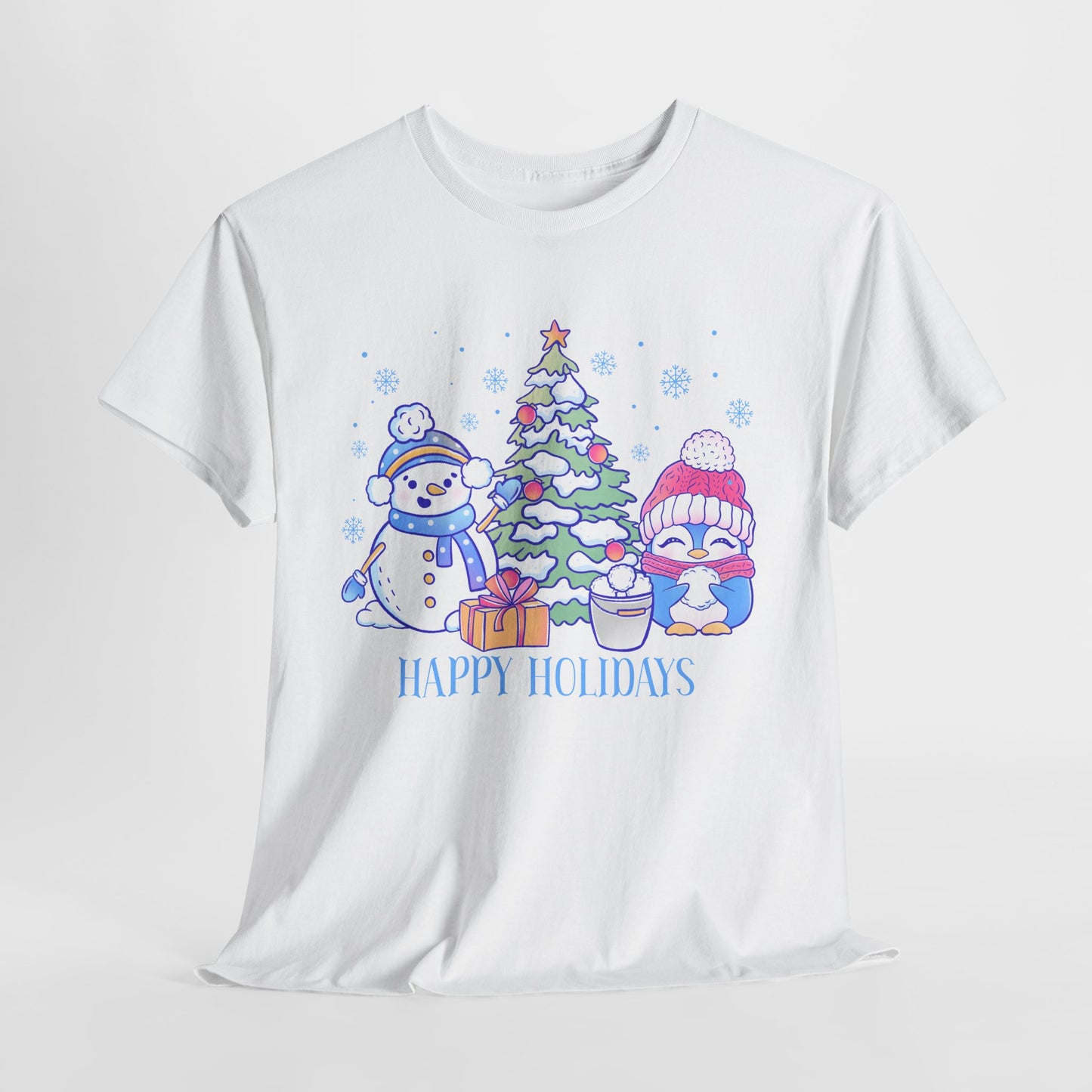 Christmas Holiday Unisex Tee - Happy Holidays