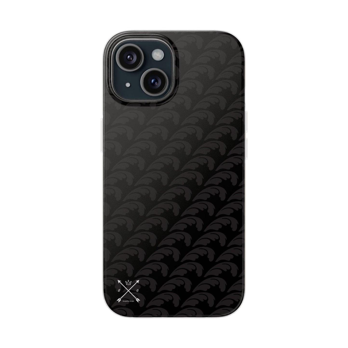 Beautiful Beloved Flourish (black/black) - Flexi Phone Cases