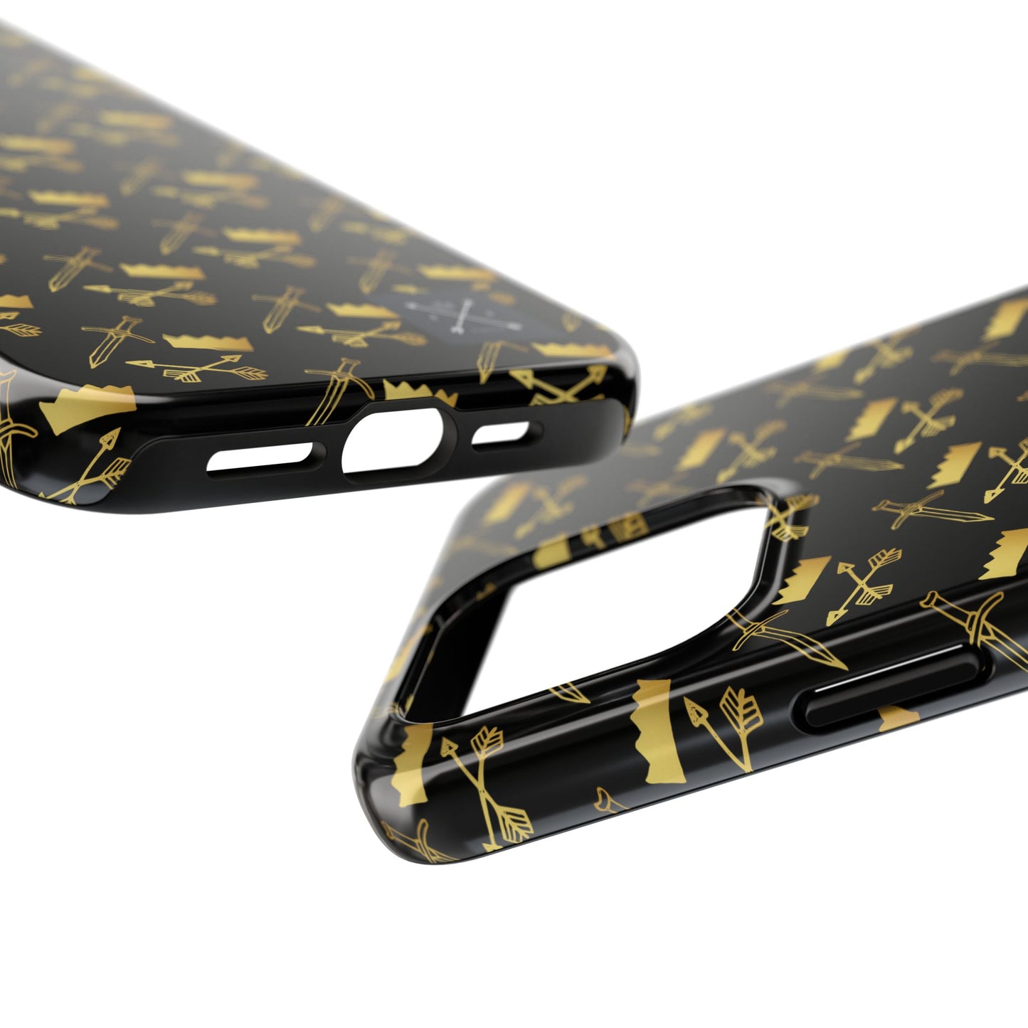 Gold and Bold Warrior (pattern) - Tough Phone Cases