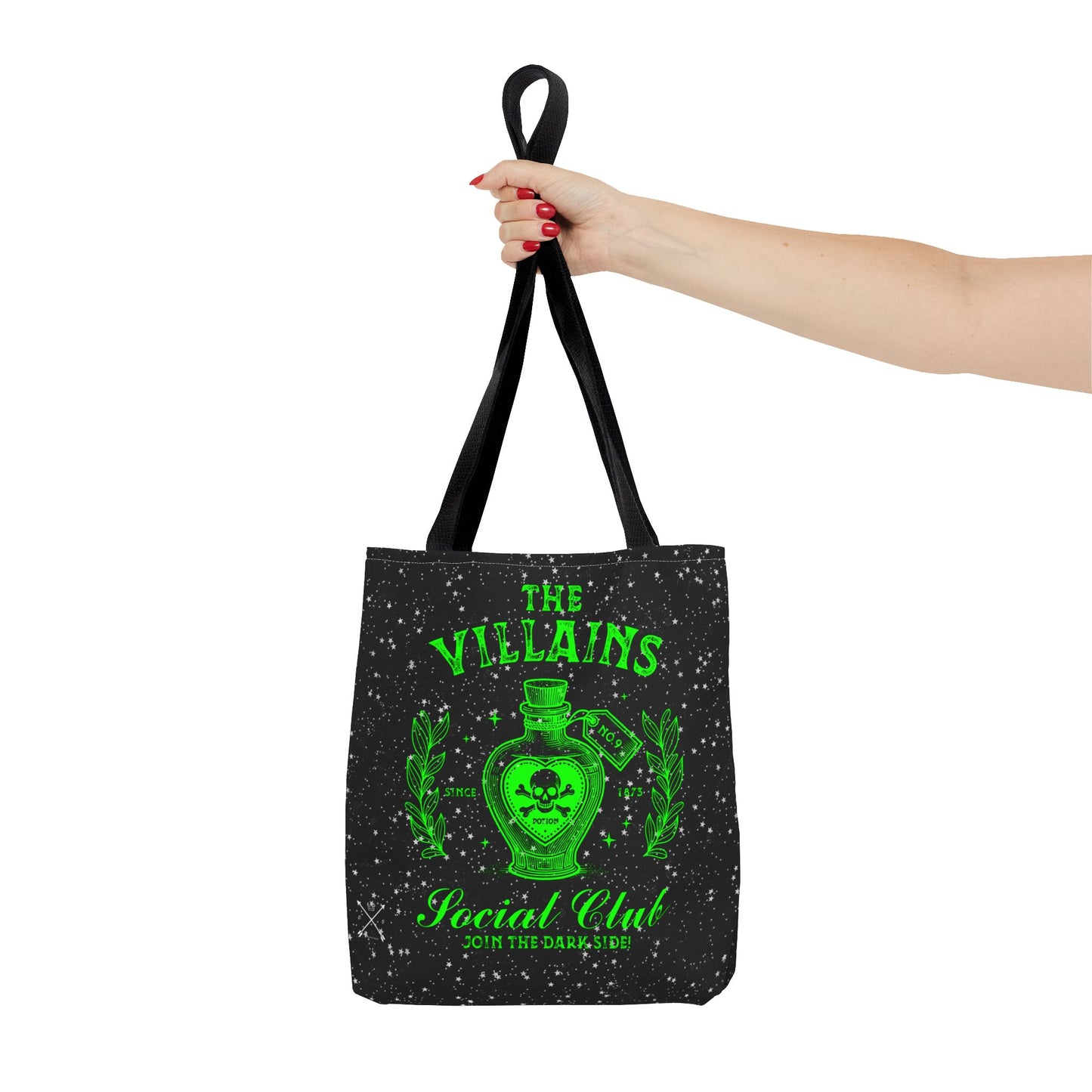 The Villains Social Club (Green) - Tote Bag (AOP)