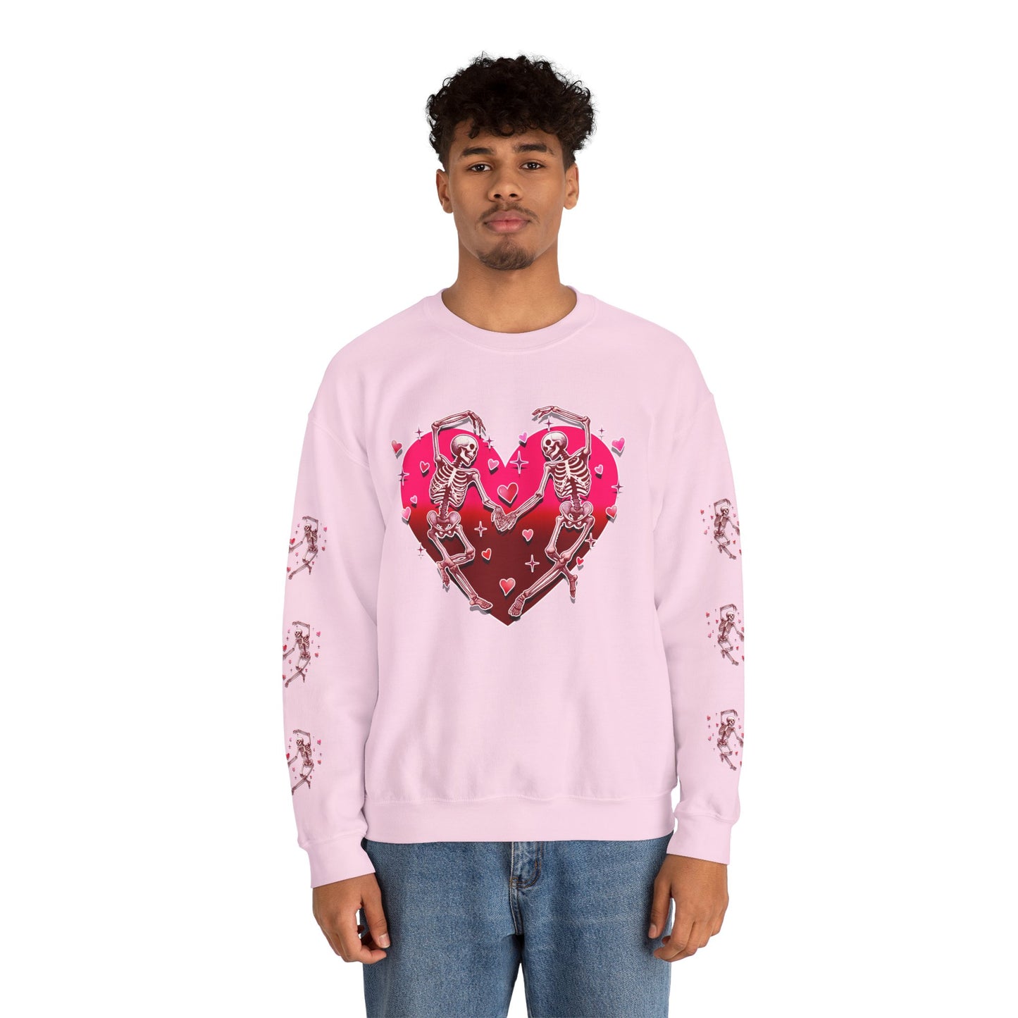 Dancing Skeleton Lovers - Crewneck Sweatshirt